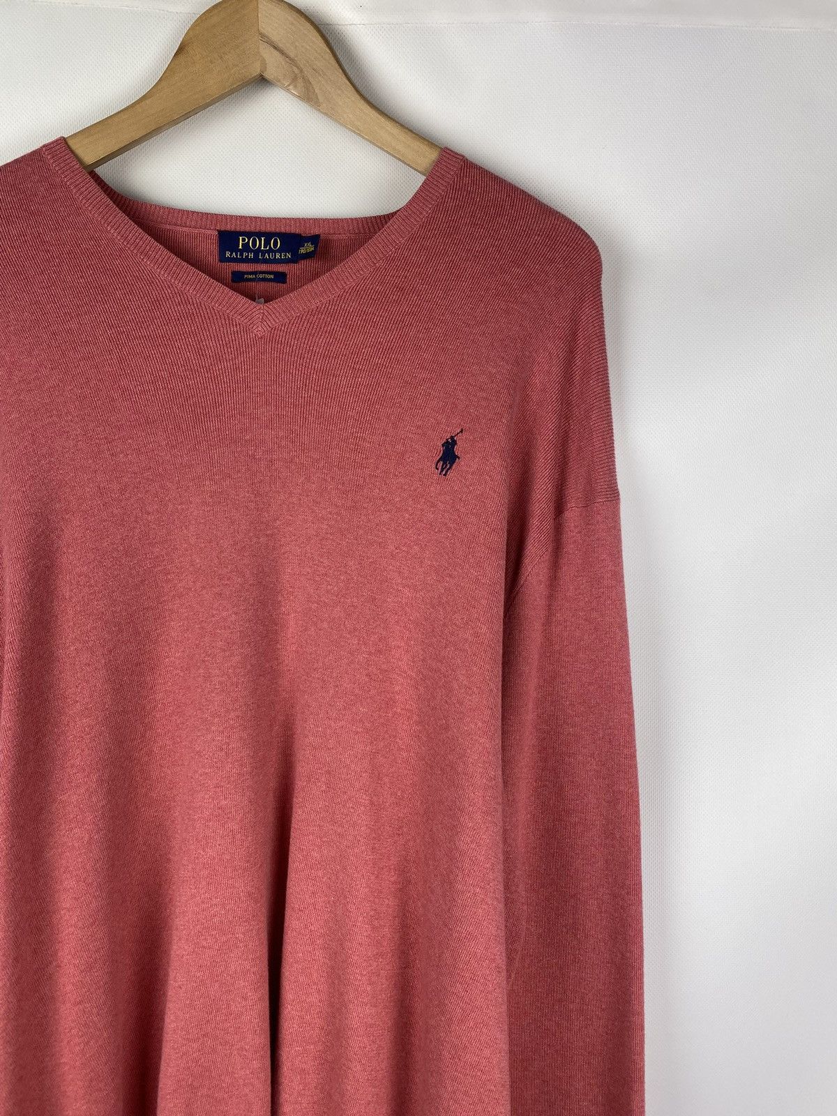 Polo Ralph Lauren Polo Ralph Lauren men’s V-neck Pima Cotton Sweater Pullover Size US XXL / EU 58 / 5 - 5 Thumbnail