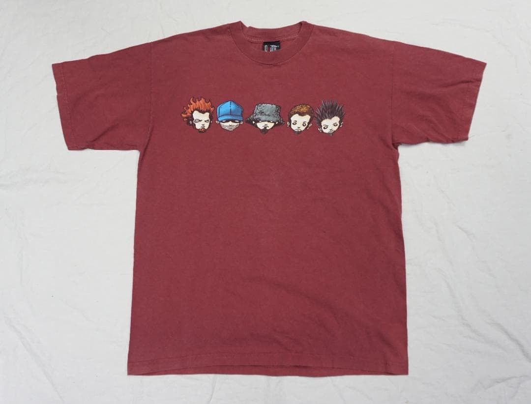Vintage 90's Limp Bizkit School Bus Tシャツ ビンテージ Size US L / EU 52-54 / 3 - 1 Thumbnail