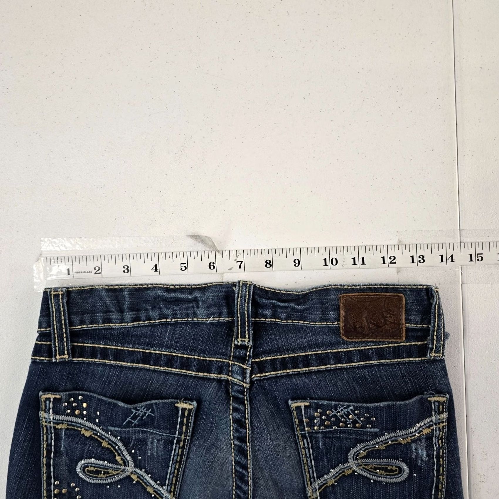 Vintage VINTAGE Buckle BKE Jeans Skinny 5-Pocket Denim Blue 26 Regular Womens Girls 6049 Size 26" / US 2 / IT 38 - 5 Thumbnail