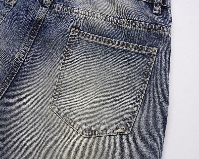 Japanese Brand × Jean High street washed loose wide leg washed classic jeans y2k Size US 32 / EU 48 - 5 Thumbnail