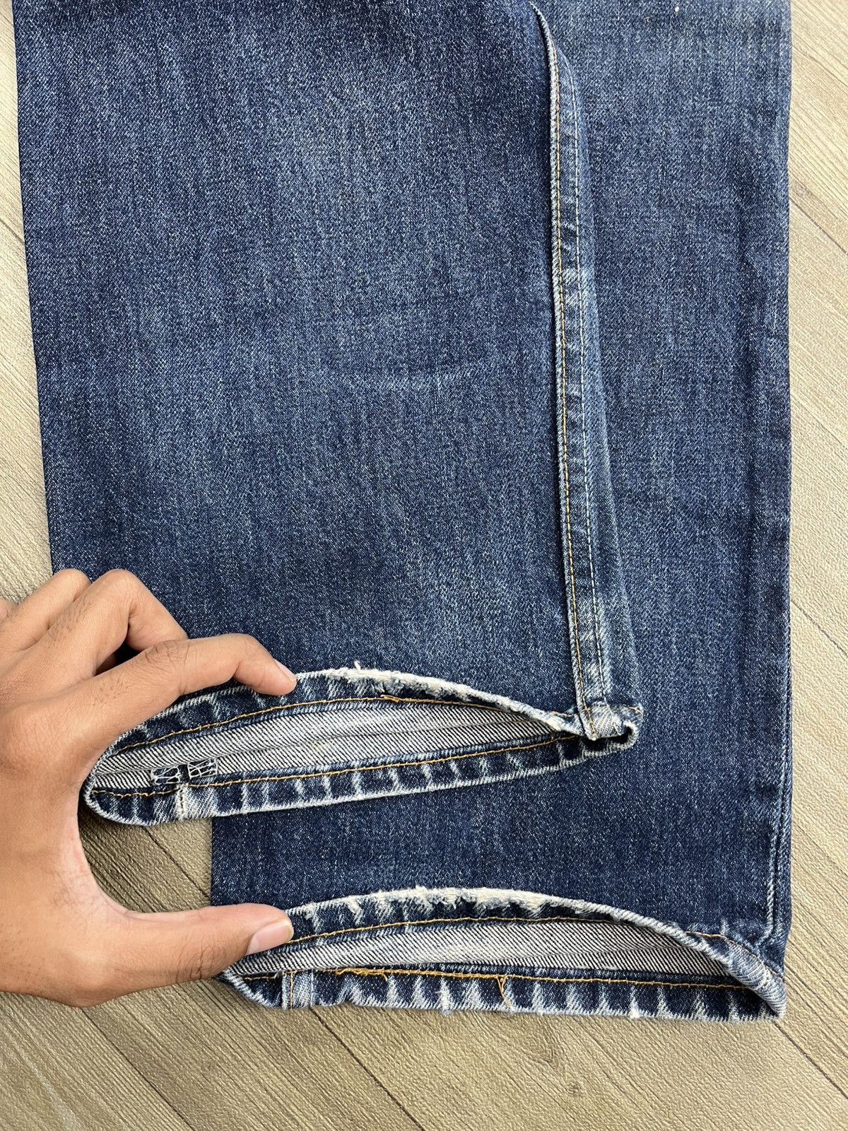 Levi's Vintage Clothing 🇺🇸1990s Vintage Levis 501XX 33x36 Straight Leg Blue Jeans Size US 31 - 6 Thumbnail