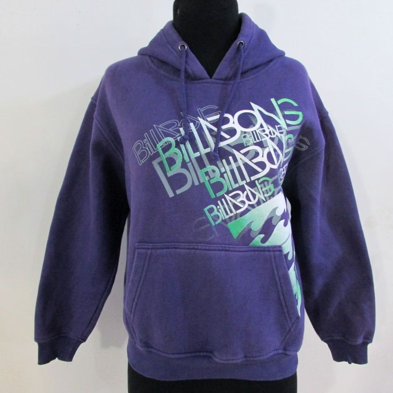 Billabong BILLA BONG Womens Vintage Hoodies Purple Chest Size 38/40 UK M Sku Y07153. Size M / US 6-8 / IT 42-44 - 2 Thumbnail