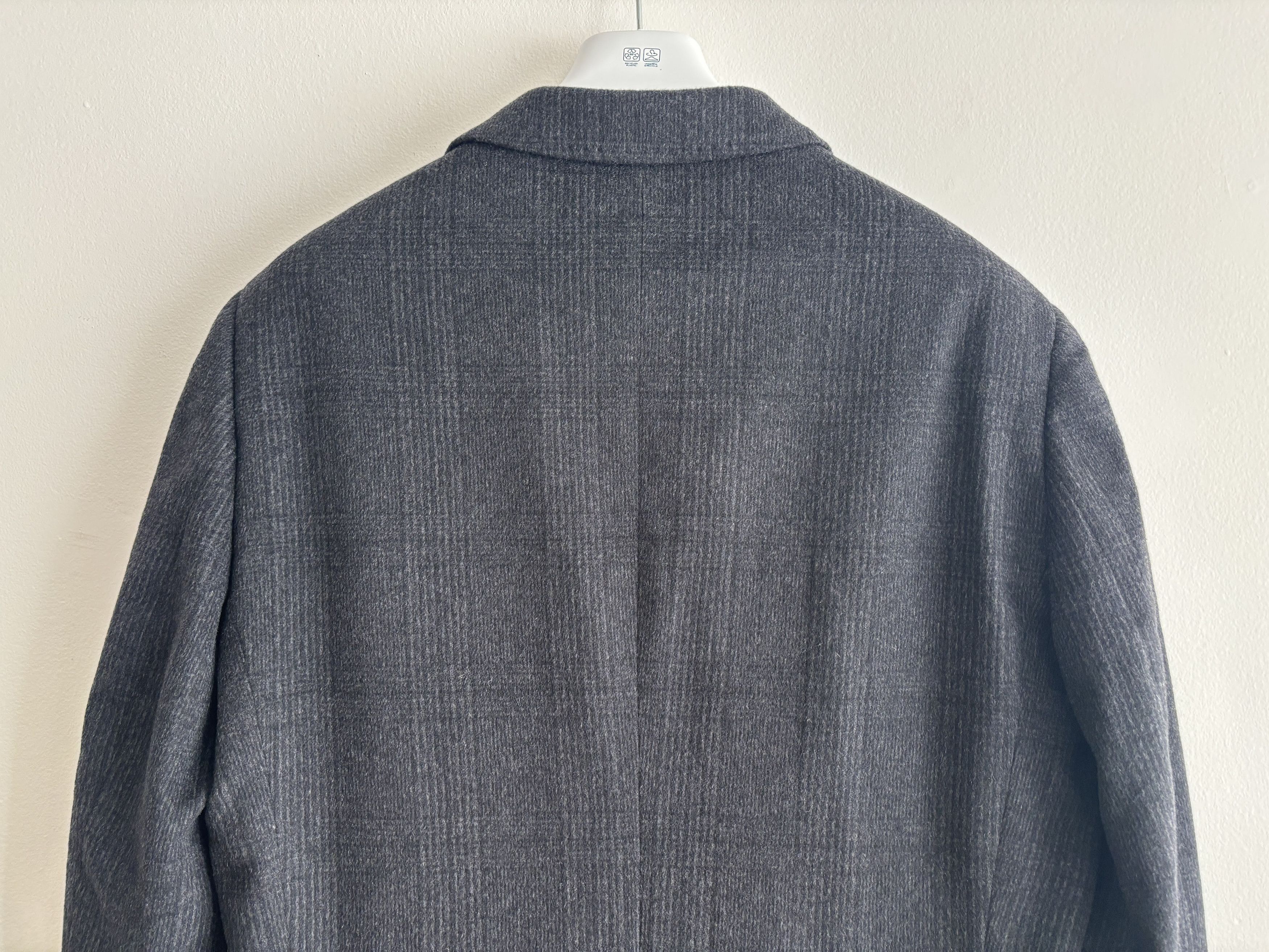 Colombo John W. Nordstrom Grey Check Colombo Cashmere Overcoat - 44 Size US L / EU 52-54 / 3 - 11 Thumbnail