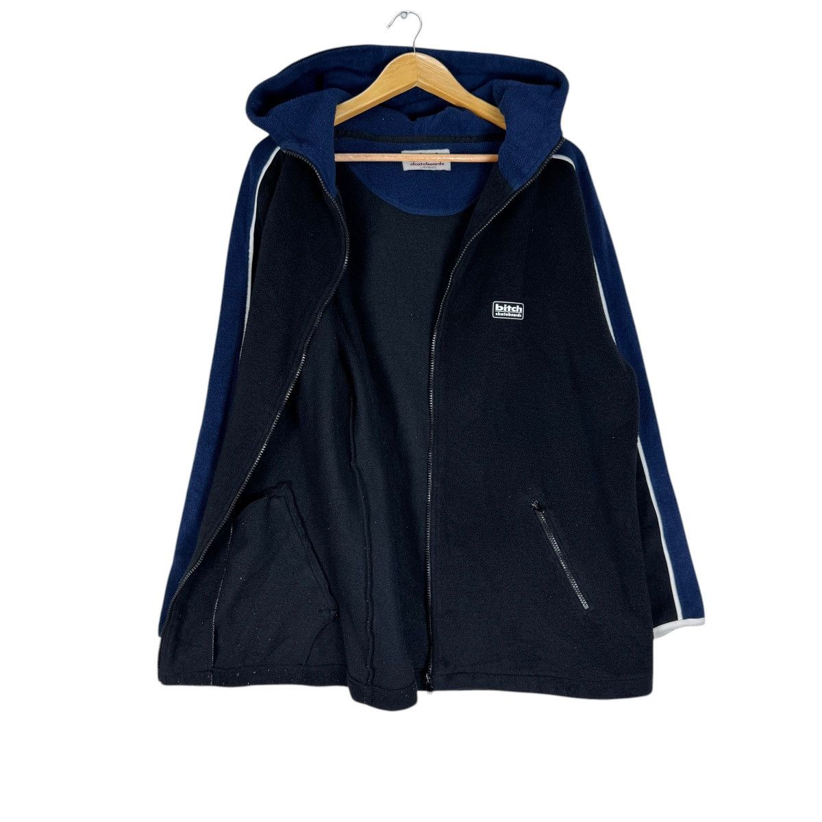 Public Housing Skate Team 🌟BITCH SKATEBOARD HOODIE ZIPPER JACKET Size US L / EU 52-54 / 3 - 3 Thumbnail