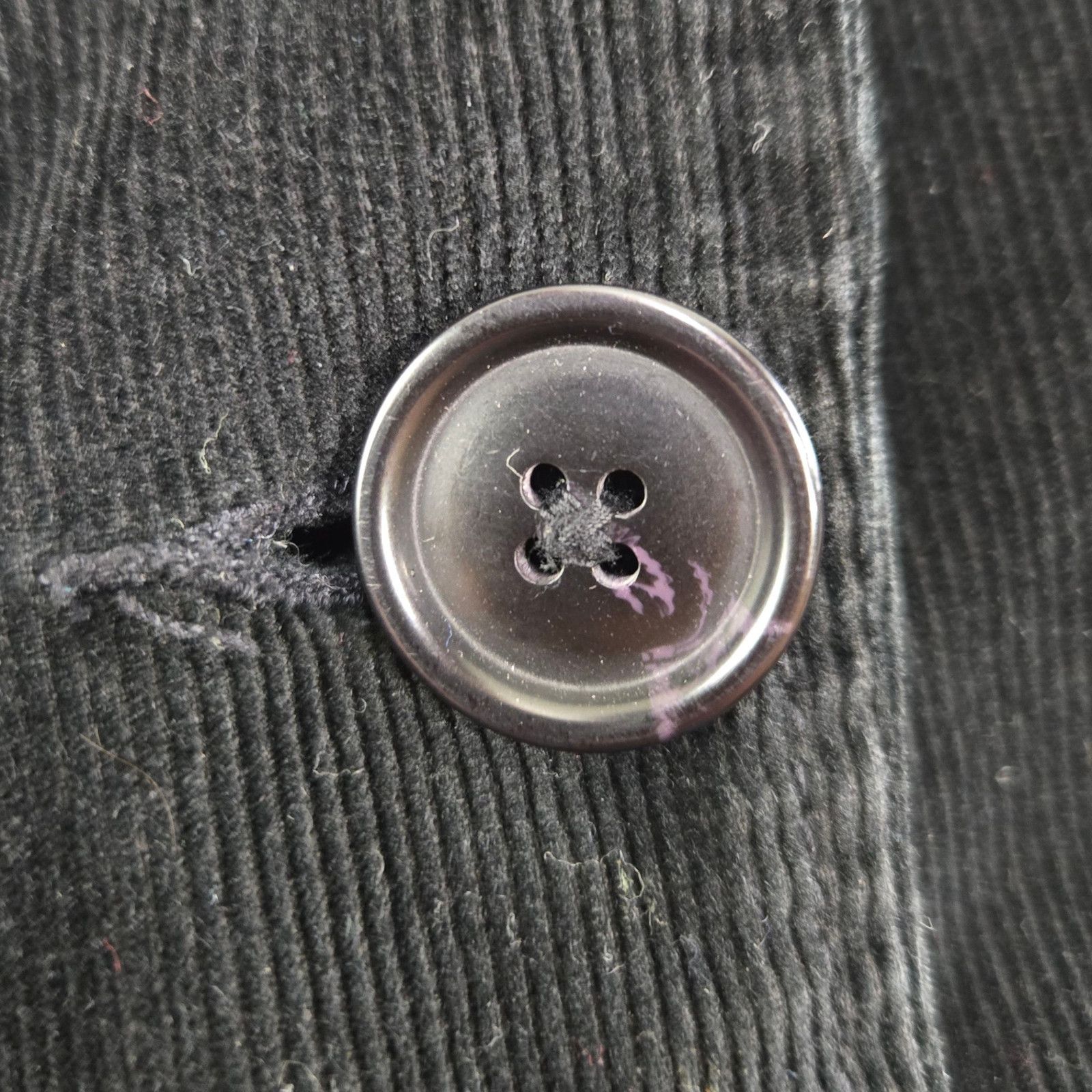 St. Johns Bay Y2K Black Corduroy Front Button Classic Jacket Size Large Size L / US 10 / IT 46 - 7 Thumbnail