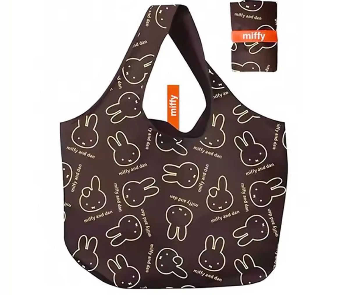 Other Cute Miffy Rabbit Foldable Shopping Tote Bag Kawaii Size ONE SIZE - 1 Thumbnail