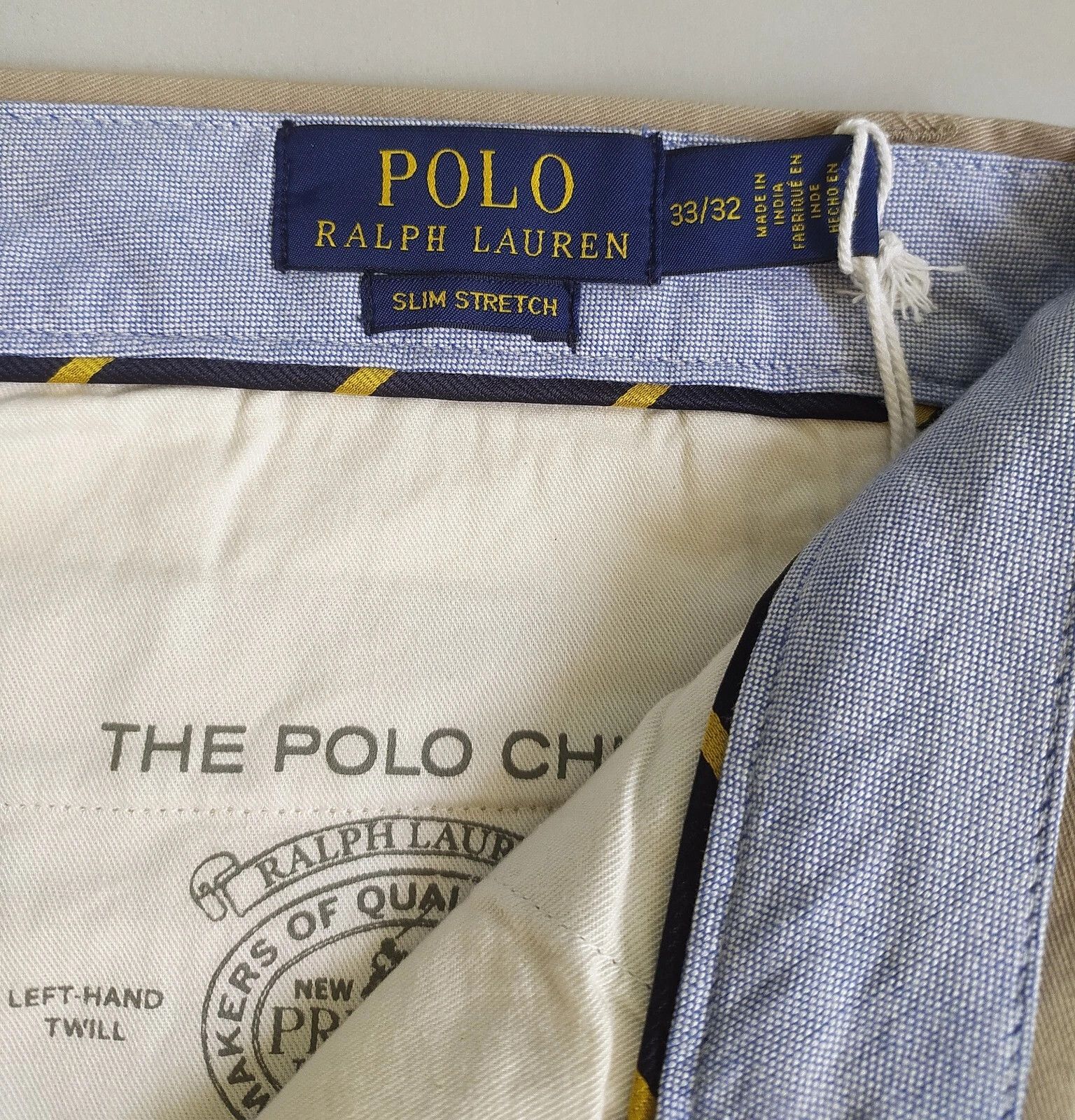 Polo Ralph Lauren Polo Ralph Lauren Slim Stretch Fit Chino Trouser FTP 0068 Size US 33 - 5 Thumbnail