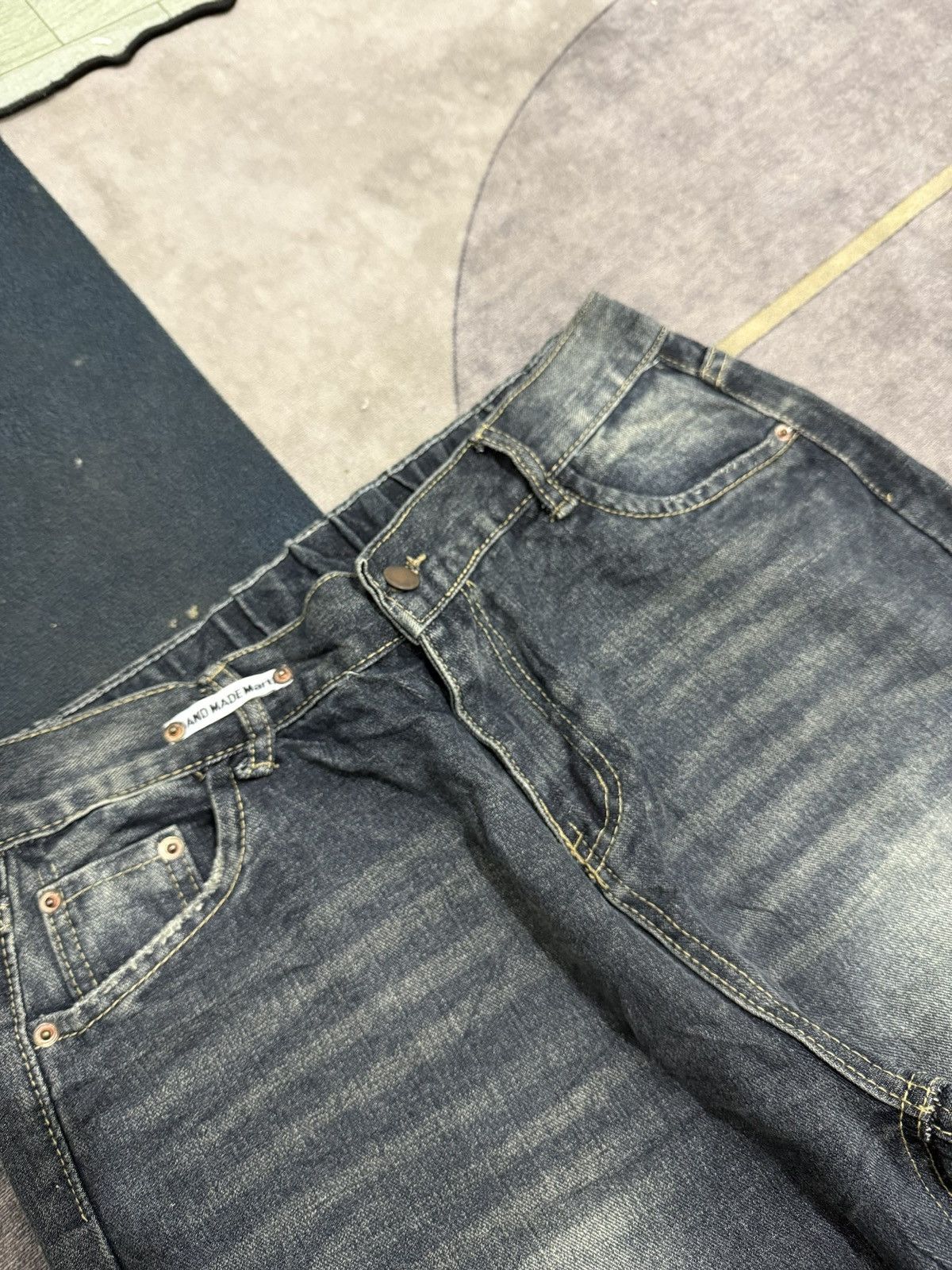 Yohji Yamamoto Y2K HAND MADE MARTIN BEGGIE DENIM PANTS Size US 31 - 5 Thumbnail