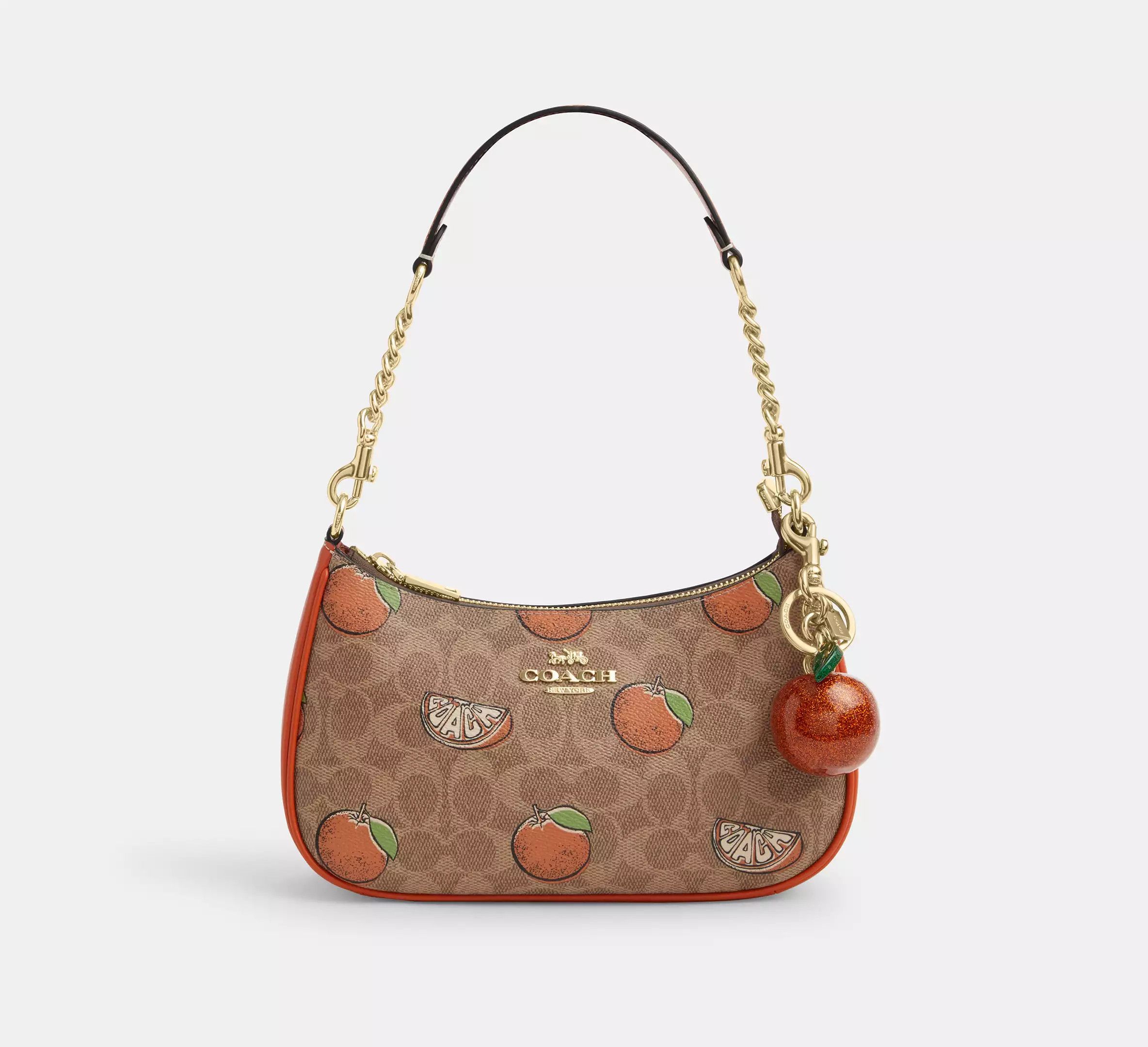 Coach Orange Bag Charm CAO51 Size ONE SIZE - 7 Thumbnail