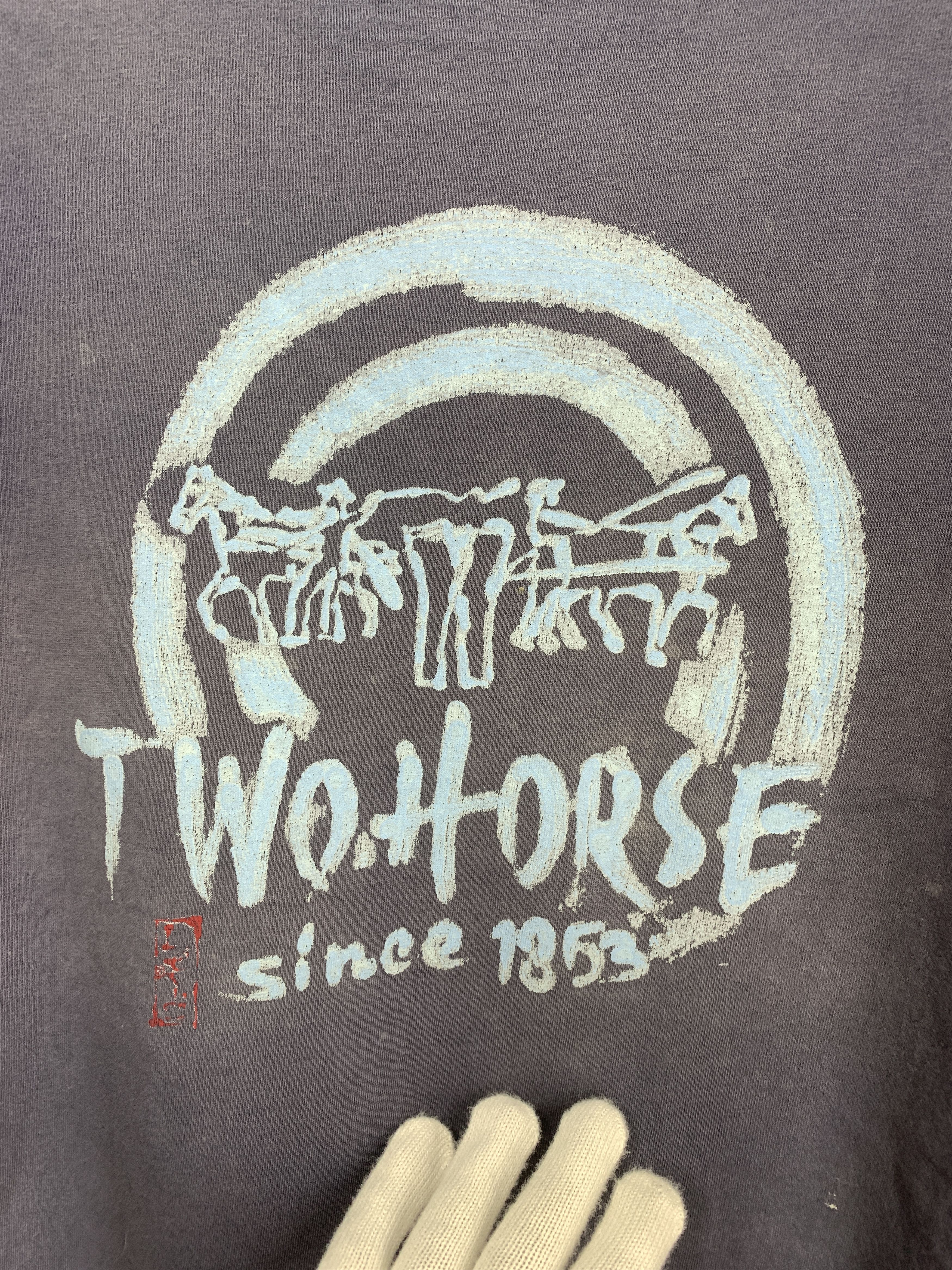 Levi's LEVIS RED TAB Two Horse Crew Neck T Shirt #2244/20 Size US M / EU 48-50 / 2 - 2 Thumbnail