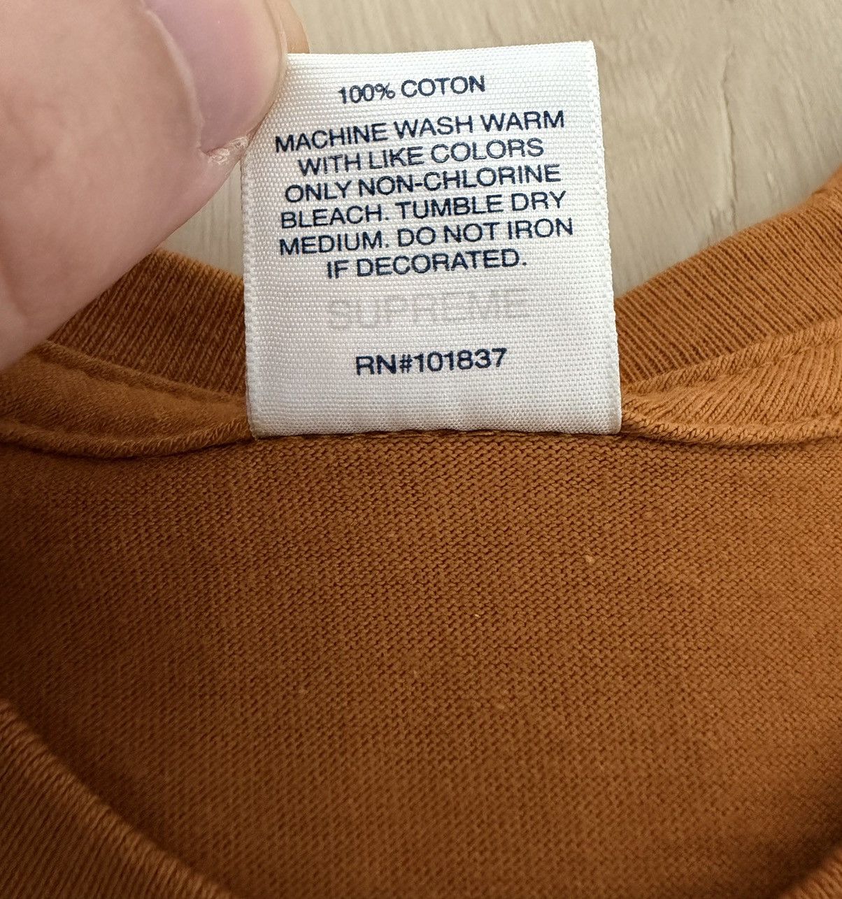 Supreme Supreme SS20 Cherries Tee Burnt Orange Size US L / EU 52-54 / 3 - 7 Thumbnail