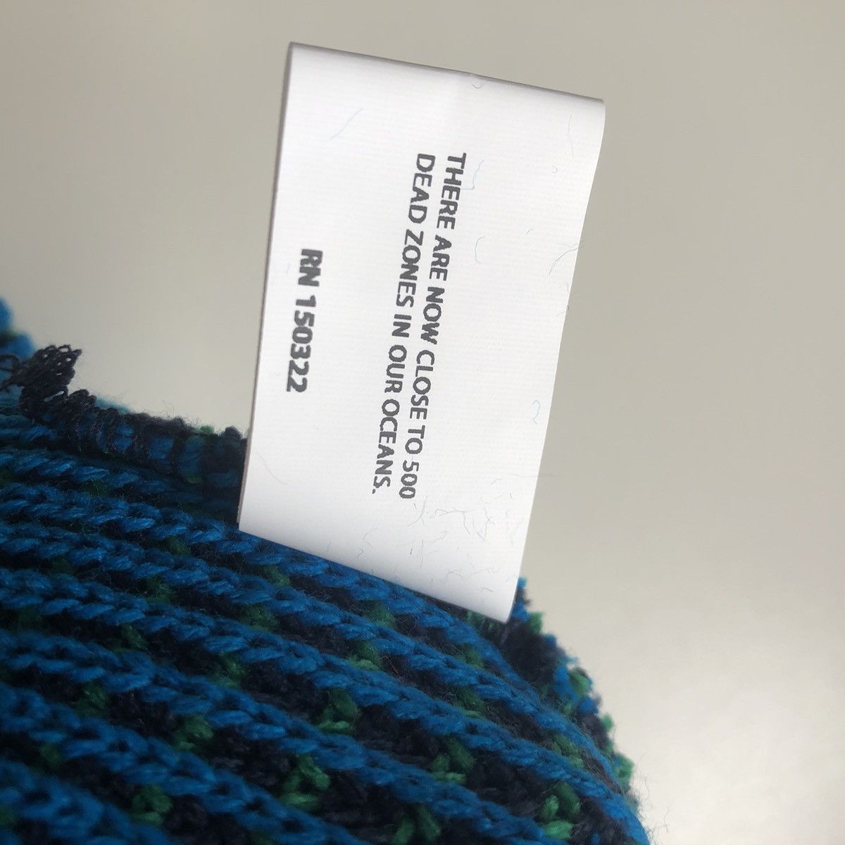 Noah NOAH Tri-Color FW21 Beanie BLUE Size ONE SIZE - 5 Thumbnail