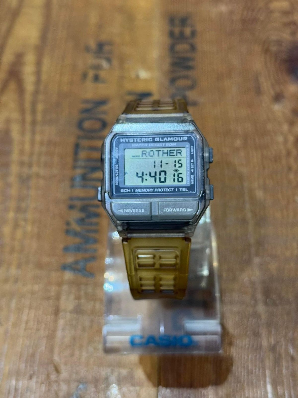 Casio Rare Vintage Casio X Hysteric Glamour DB81 Data Bank Size ONE SIZE - 3 Thumbnail