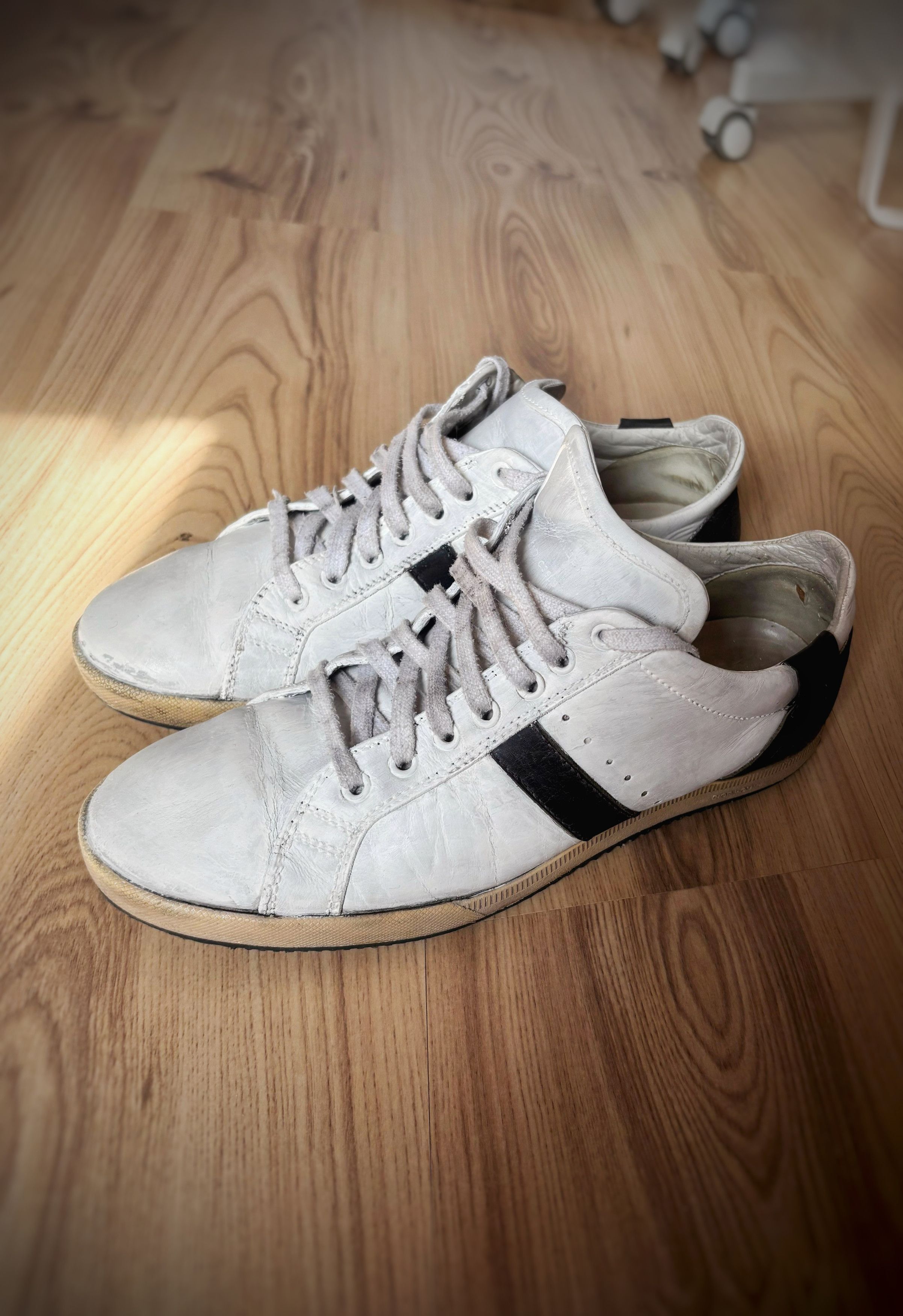 Dior × Vintage 2002 Dior Homme B01 By Hedi Slimane Suede Brown Red