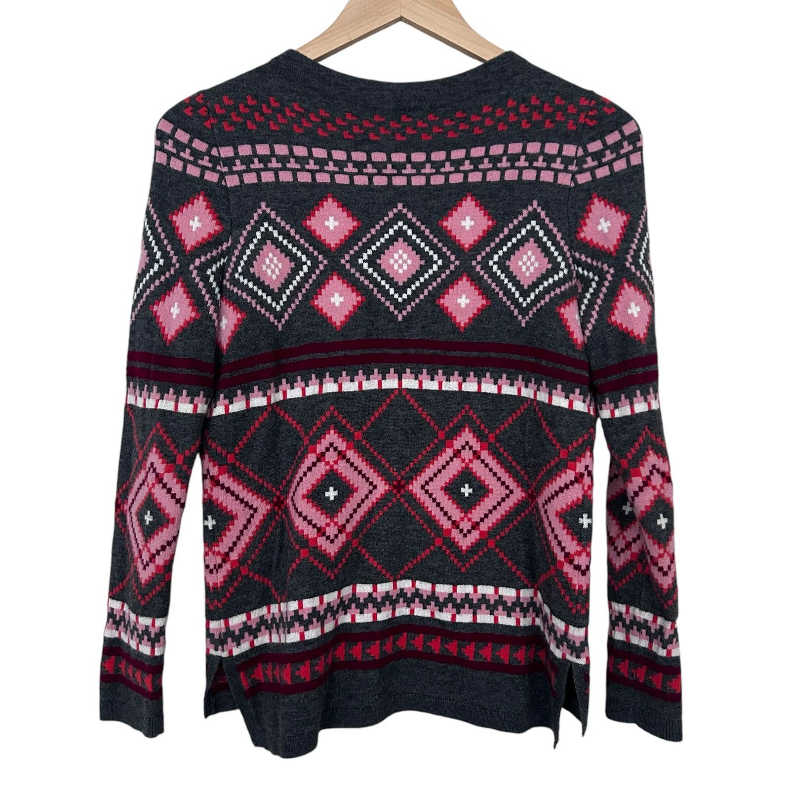 Other Talbots Wool Blend Fair Isle Sweater Sz SP Size S / US 4 / IT 40 - 4 Thumbnail