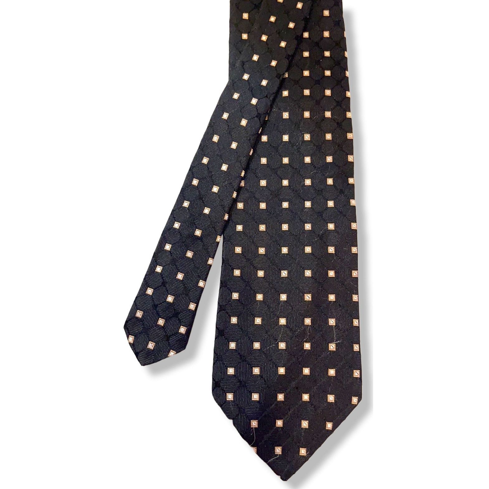 Saks Fifth Avenue Saks Fifth Avenue Silk Neck Tie ~ Black ~ Size ONE SIZE - 1 Thumbnail