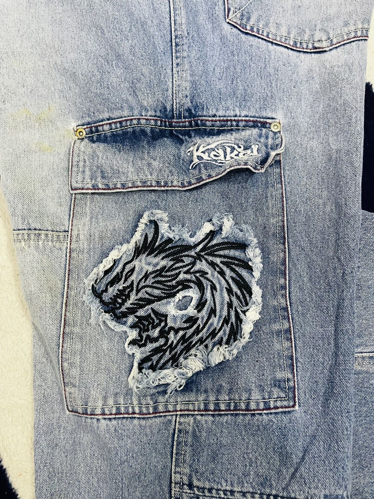 Japanese Brand Kakei Street Baggy Jeans (13) Size US 34 / EU 50 - 12 Thumbnail
