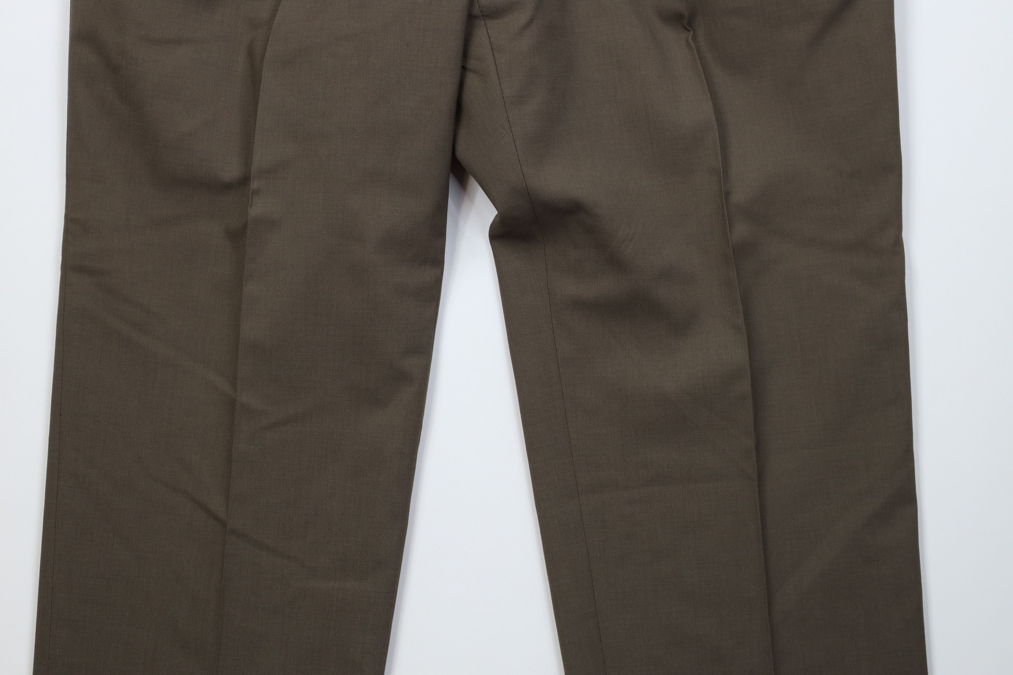 Ralph Lauren Vintage 90s Ralph Lauren Pleated Wide Leg Chino Pants Brown Size US 38 / EU 54 - 4 Thumbnail