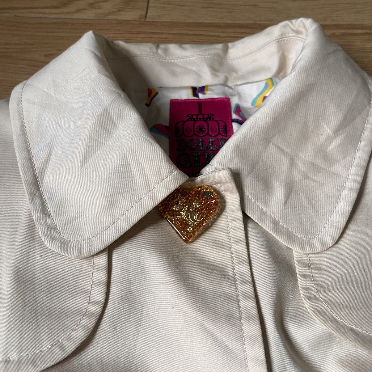 Anna Sui 2000s Archive Dolly Girl By Anna Sui Fit Flare Coat Punk xs Size XS / US 0-2 / IT 36-38 - 8 Thumbnail