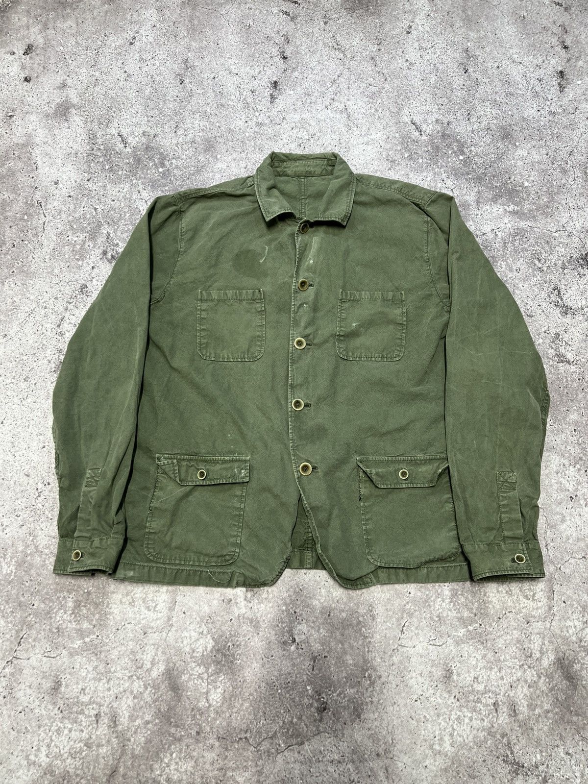 Japanese Brand Vintage Multi Pocket Military Shirt Size L Size US L / EU 52-54 / 3 - 1 Thumbnail