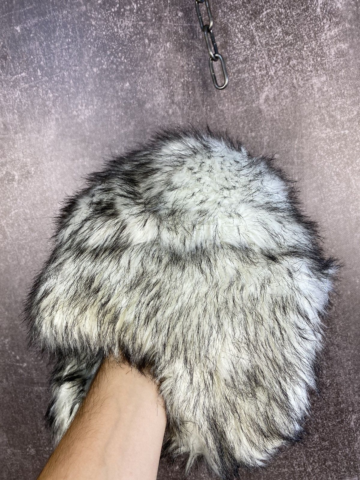 Vintage Vintage Fur Ushanka Beanie Mohair Trapper Hat VTg Size ONE SIZE - 4 Thumbnail