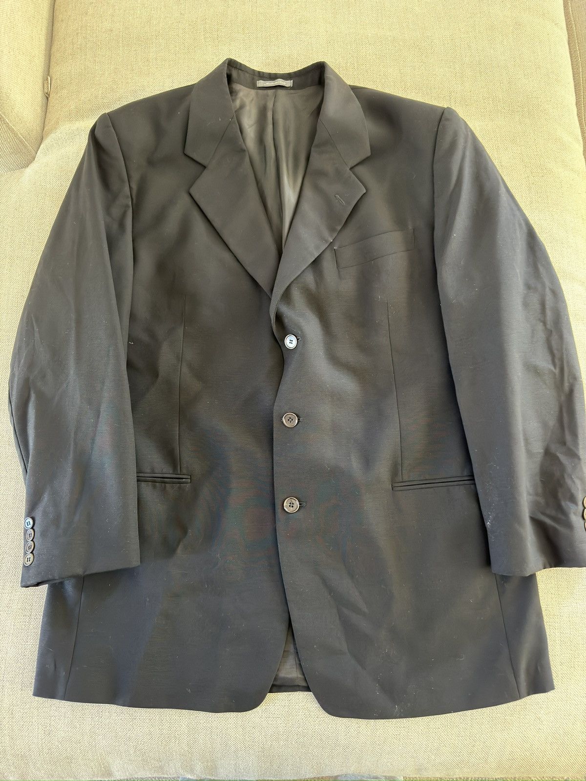 Alexander McQueen ALEXANDER MCQUEEN Made in Italy Textured Wool Jacket 46R Size 46R - 7 Thumbnail