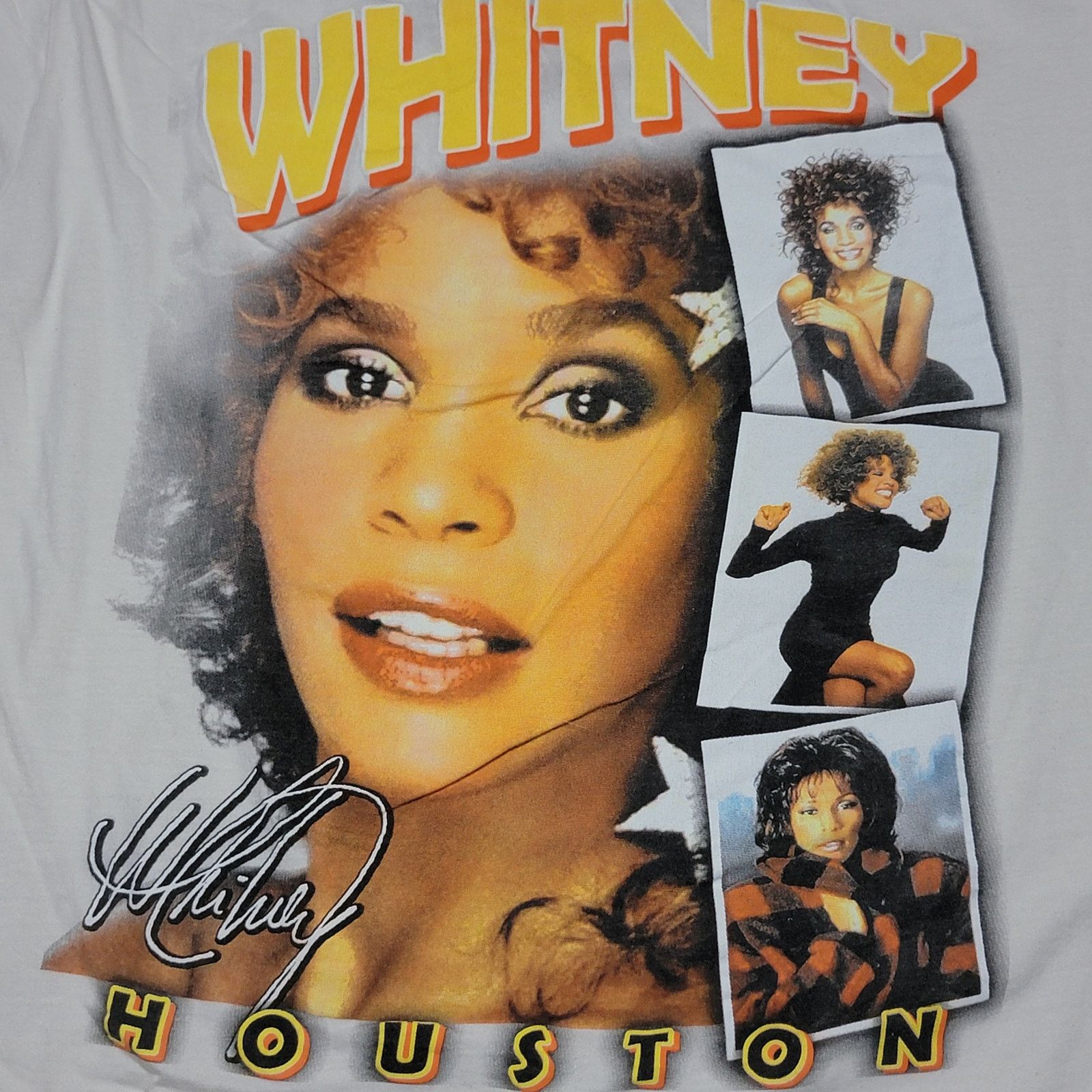 Other Whitney Houston White Unisex Tee "Whitney" - Size Large Size L / US 10 / IT 46 - 2 Thumbnail