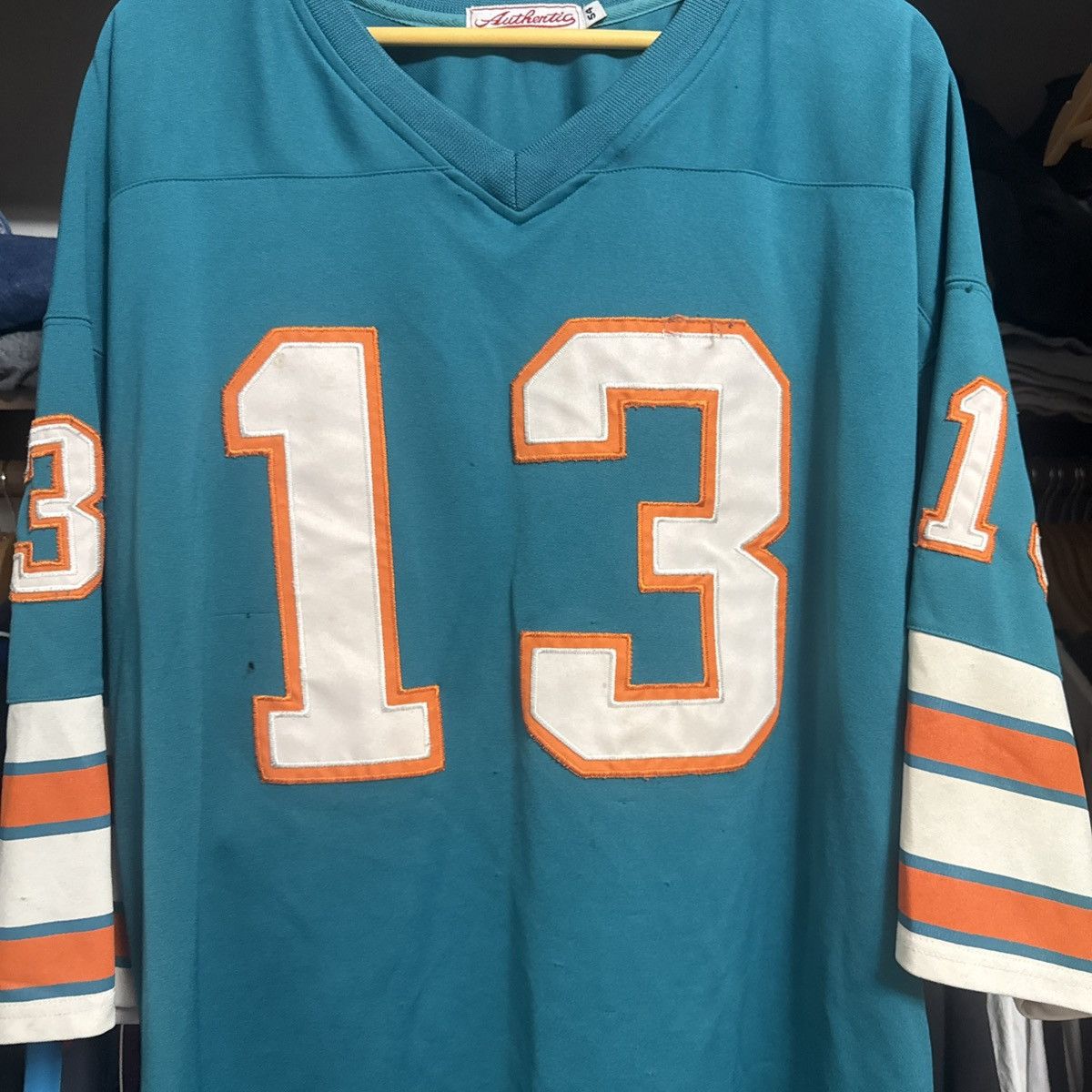 Other Vintage Miami Dolphins #13 Throwback Gridiron Jersey Size 54 Size US XXL / EU 58 / 5 - 2 Thumbnail