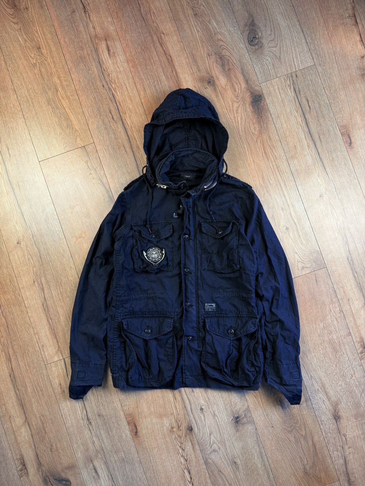 Obey Obey Propaganda Field Jacket Black Military M Size US M / EU 48-50 / 2 - 1 Thumbnail