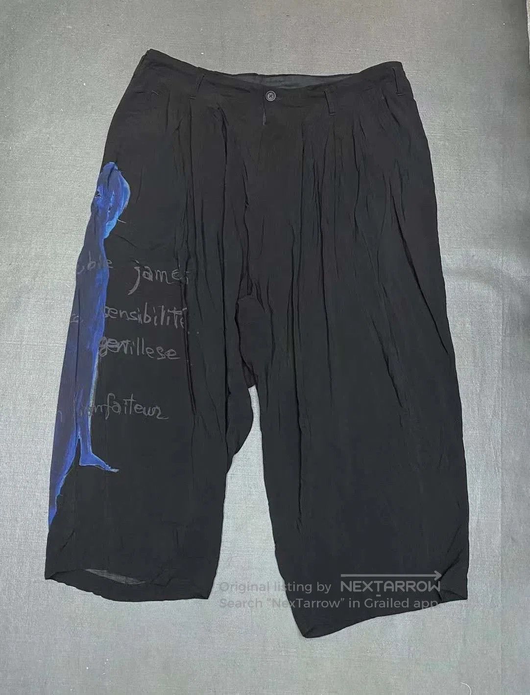 Yohji Yamamoto Yohji Yamamoto Silk Printed Pants. Size US 26 / EU 42 - 1 Thumbnail