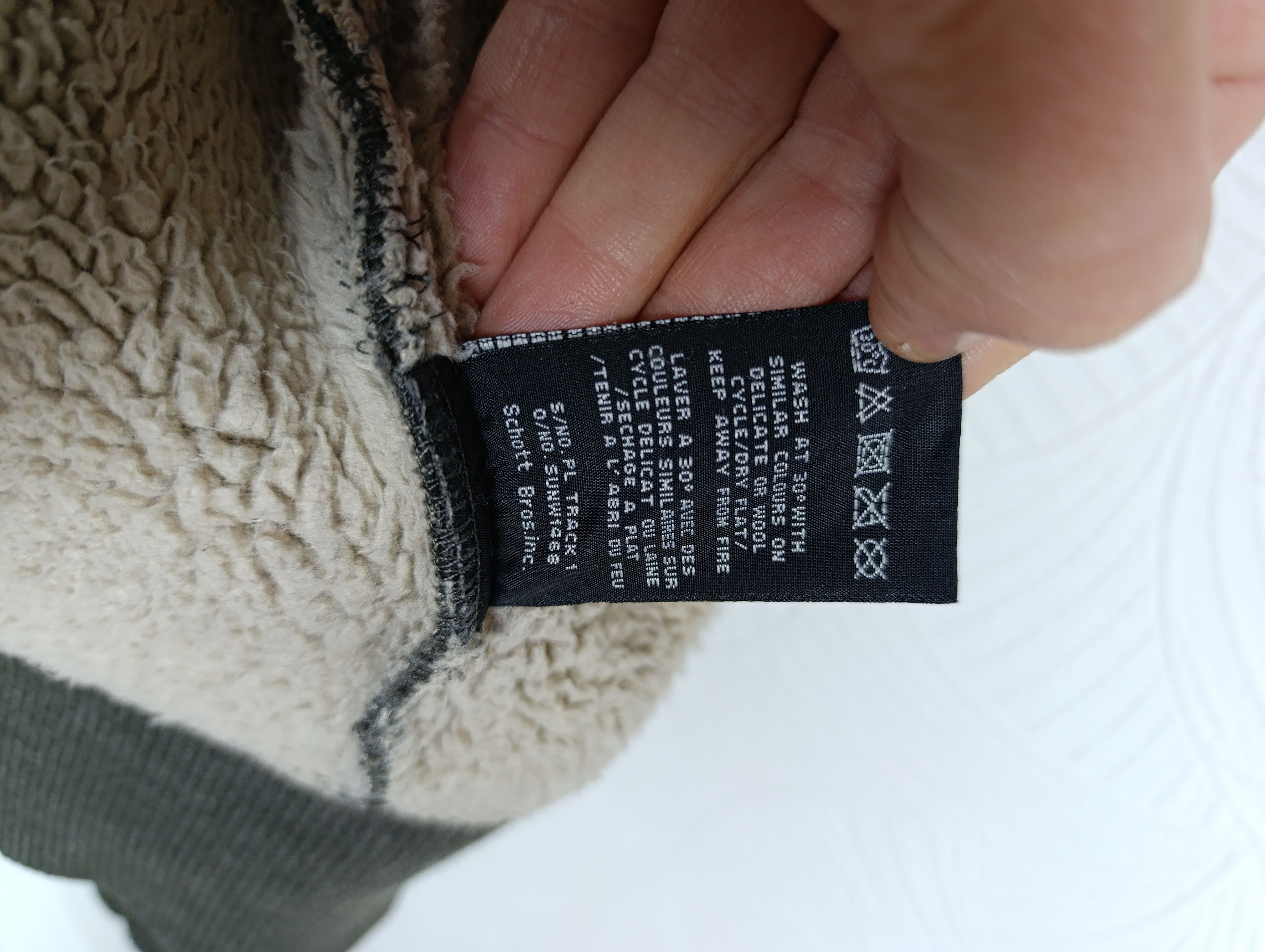 Schott SCHOTT VINTAGE MENS SHERPA JACKET Size US L / EU 52-54 / 3 - 21 Thumbnail