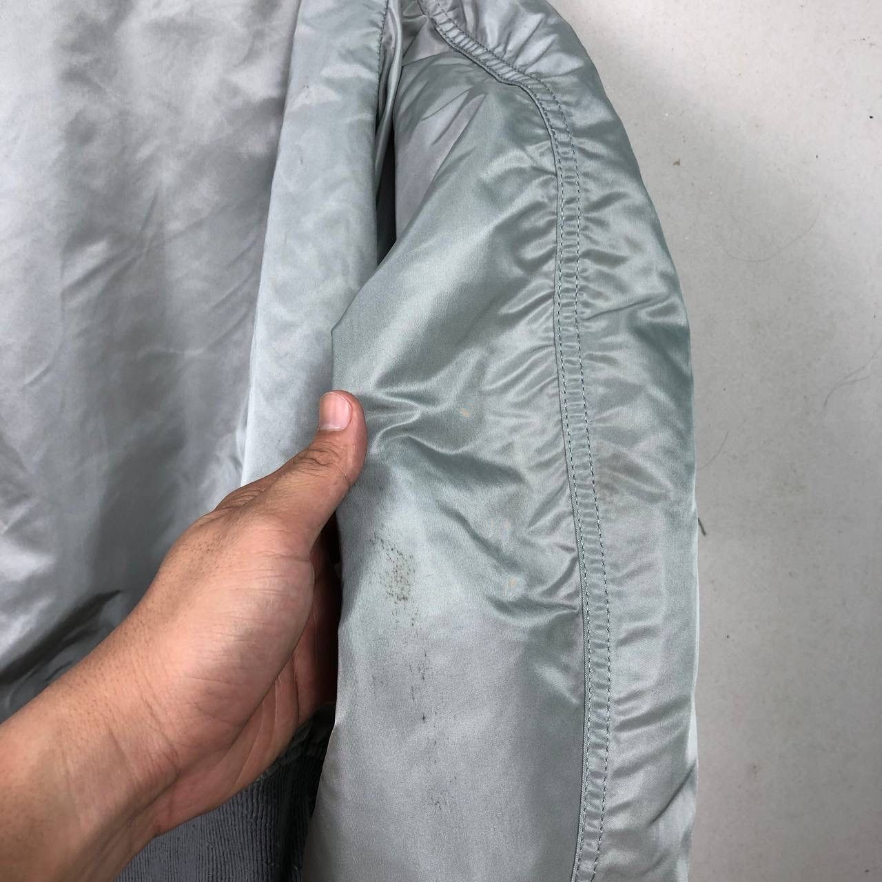Alpha Industries Vintage Alpha Industries MA-1 Flight Jacket Bomber Jacket Size US L / EU 52-54 / 3 - 11 Thumbnail