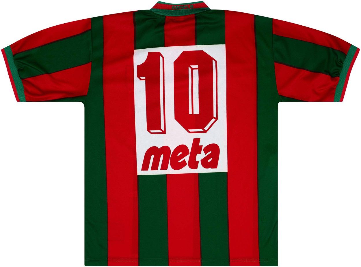 Vintage RARE Vintage 2000 Rampala Junior FC 🇺🇾 Meta #10 Home Jersey Size US L / EU 52-54 / 3 - 2 Thumbnail