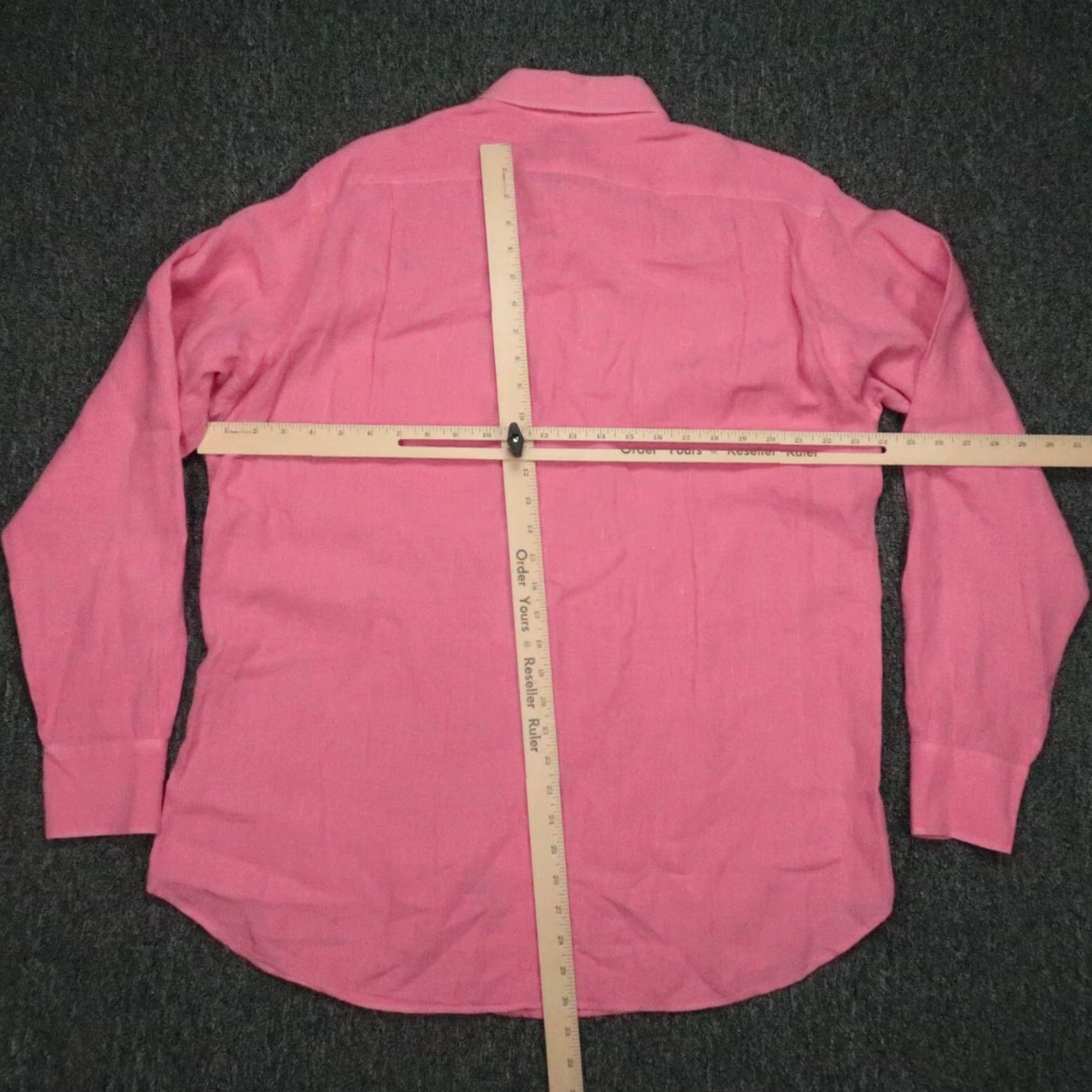 Vilebrequin Vilebrequin Shirt Mens M Pink Linen Long Sleeve Button-Up Lightweight Casual, Party/Cocktail, Travel Mens Size US M / EU 48-50 / 2 - 5 Thumbnail