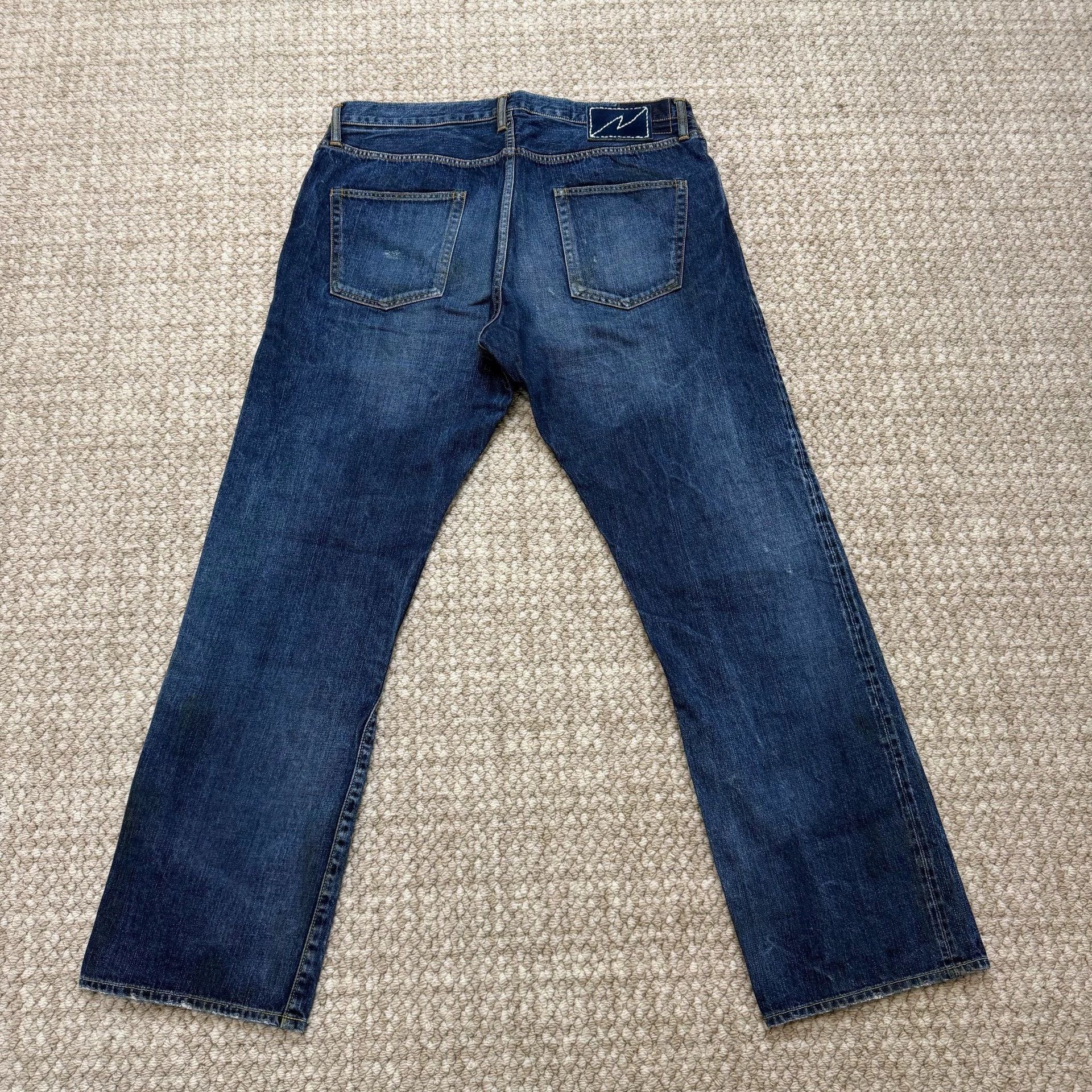 Visvim Visvim 19AW DRY3 Denim Oil Stain Distressed L Pat 4 Size US 34 / EU 50 - 2 Thumbnail