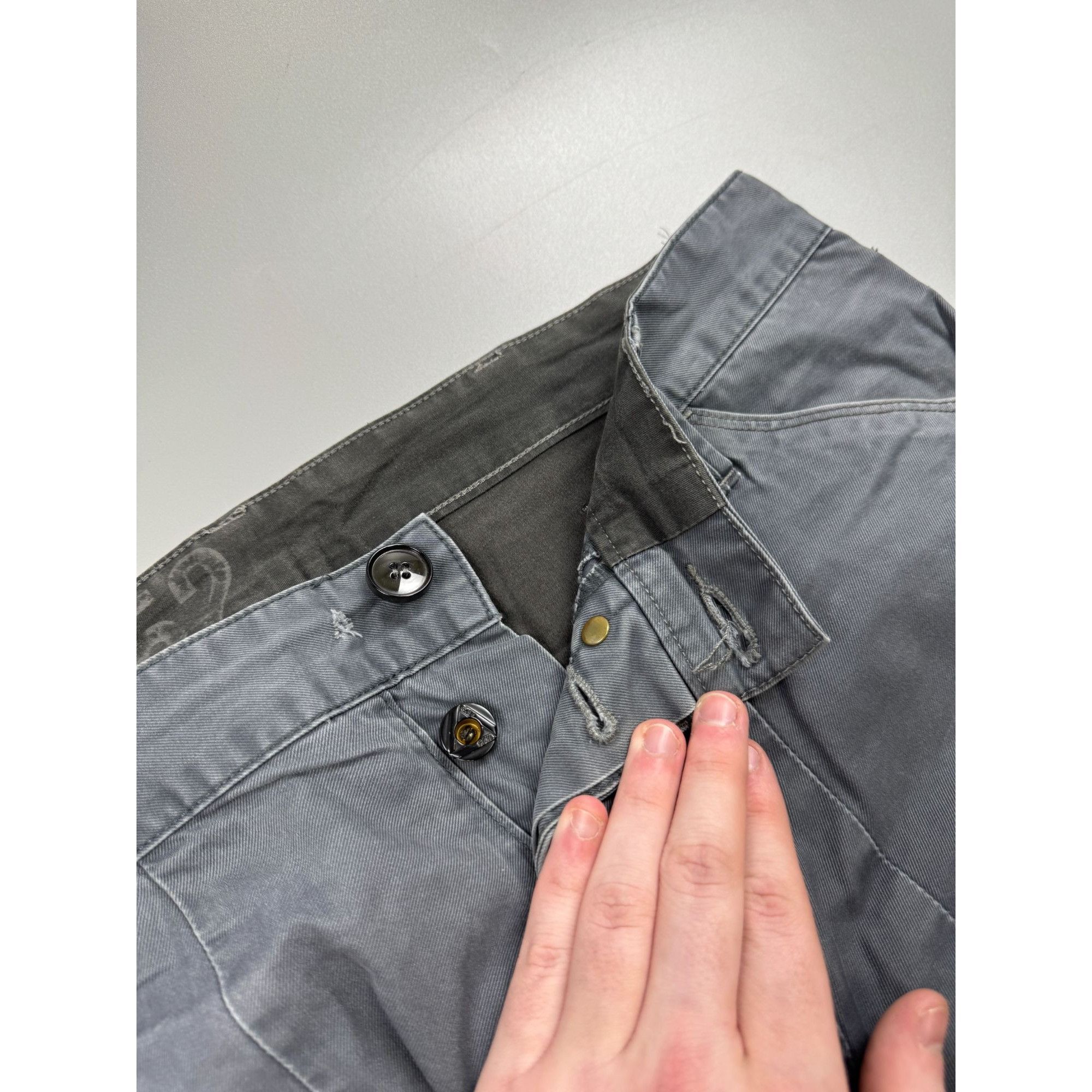 G-Star G-Star RAW Gray Cargo Pants (Y1192) Size US 35 - 7 Thumbnail