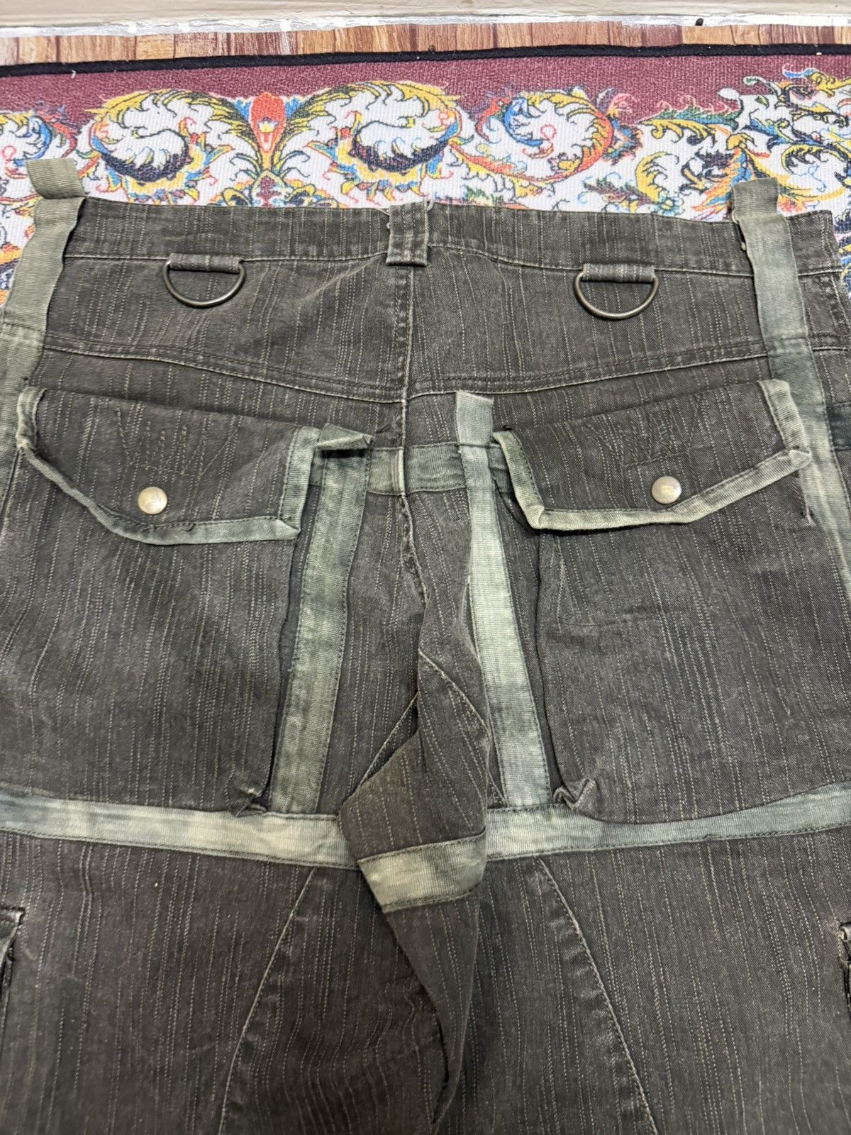If Six Was Nine Planet Five Seditionaries Punk Cargo Pants Size US 34 / EU 50 - 9 Thumbnail