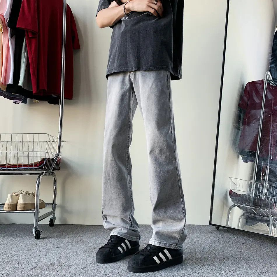 Japanese Brand × Jean Retro casual straight leg wide leg jeans Size US 32 / EU 48 - 1 Thumbnail