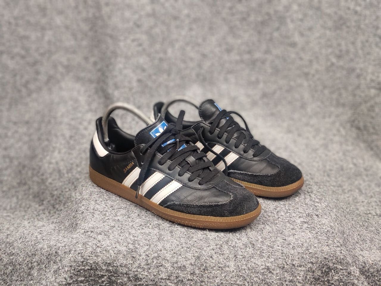 Adidas Vintage Adidas Samba Classic Logo Leather sneakers Shoes Y2K Size US 6 / EU 39 - 8 Thumbnail