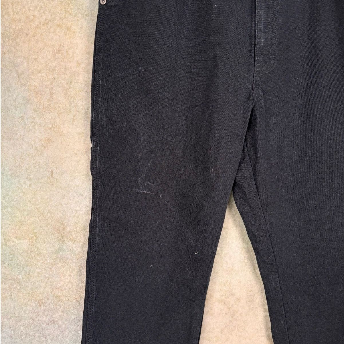 Dickies × Vintage VTG 90s Dickies Carpenter Work Pants Sz 38x29 Black Size US 38 / EU 54 - 8 Thumbnail