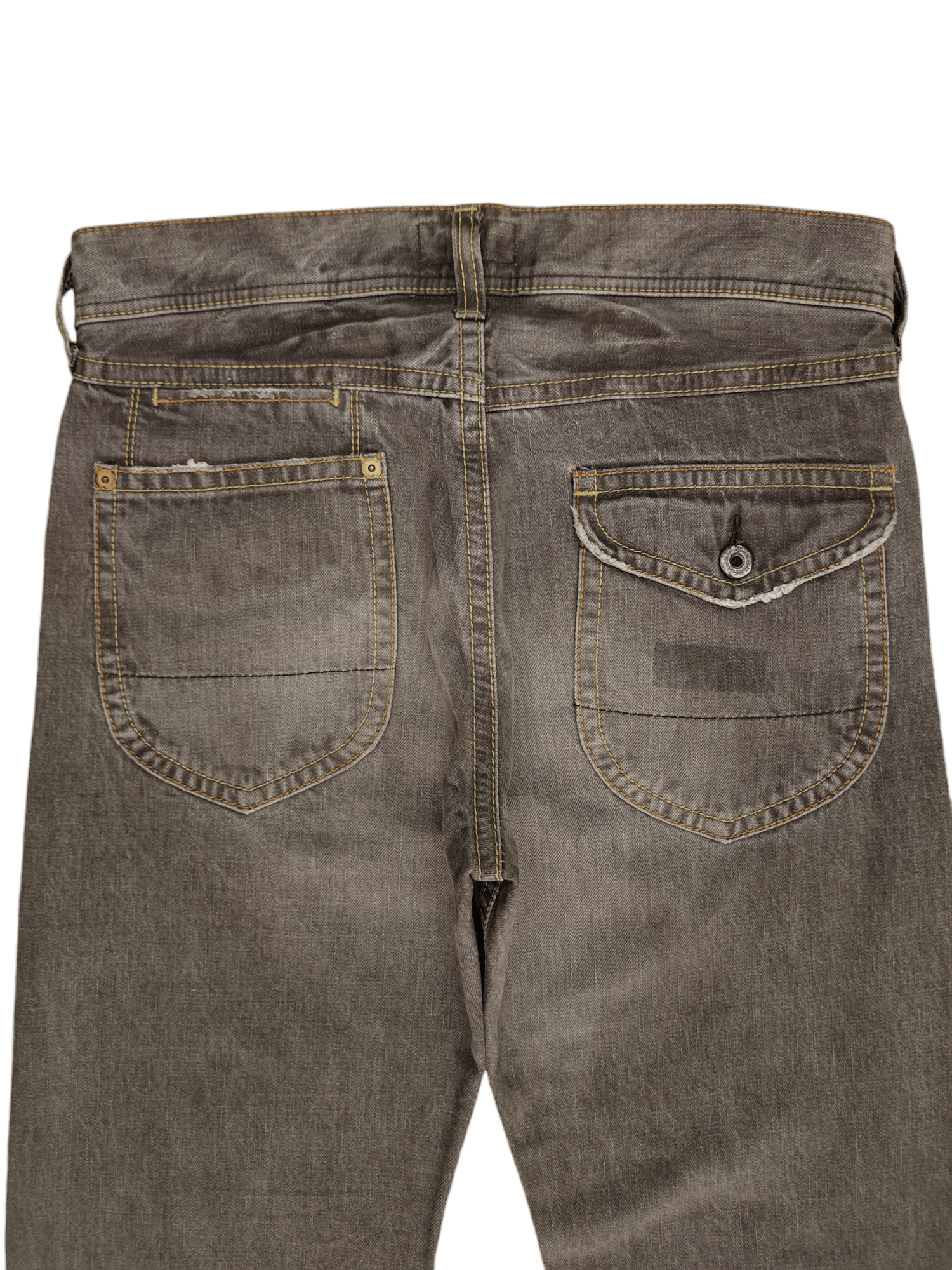 Spellbound Vintage 90s Spellbound Clawmark Distress Faded Denim Jeans Size US 34 / EU 50 - 11 Thumbnail