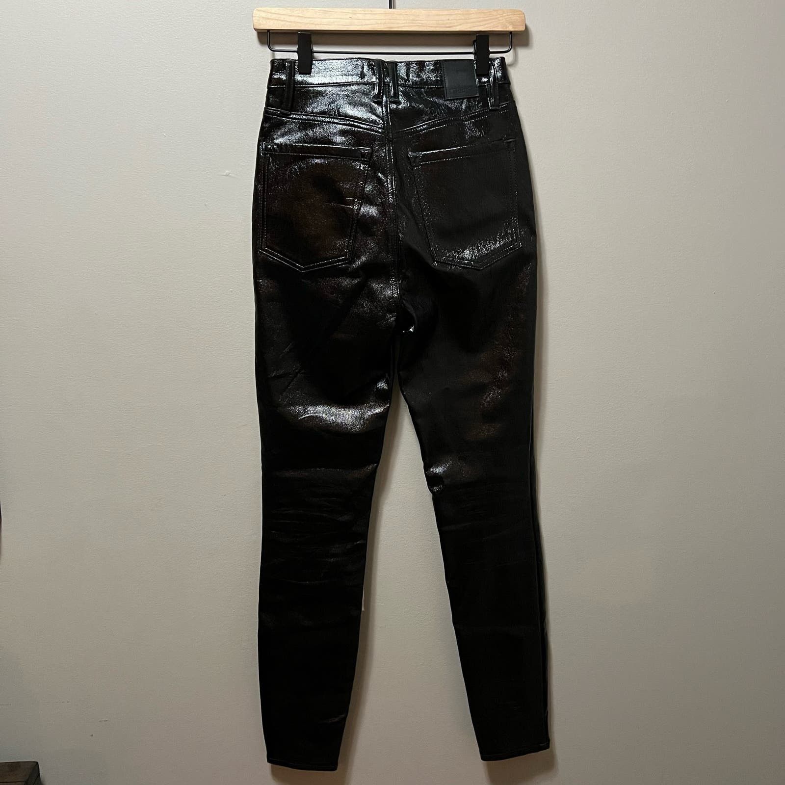 Free People Free People Phoenix Button Fly Skinny Jeans in Black size 25 Size 25" / US 0 / IT 36 - 3 Thumbnail