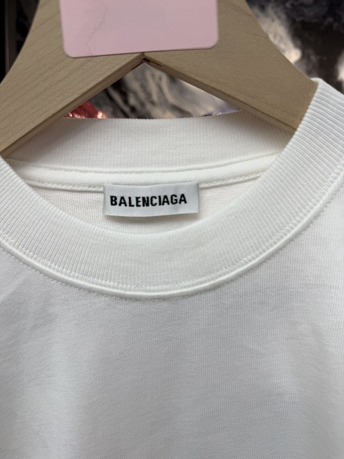 Balenciaga Balenciaga White Mastercard Tee Size S / US 4 / IT 40 - 6 Thumbnail