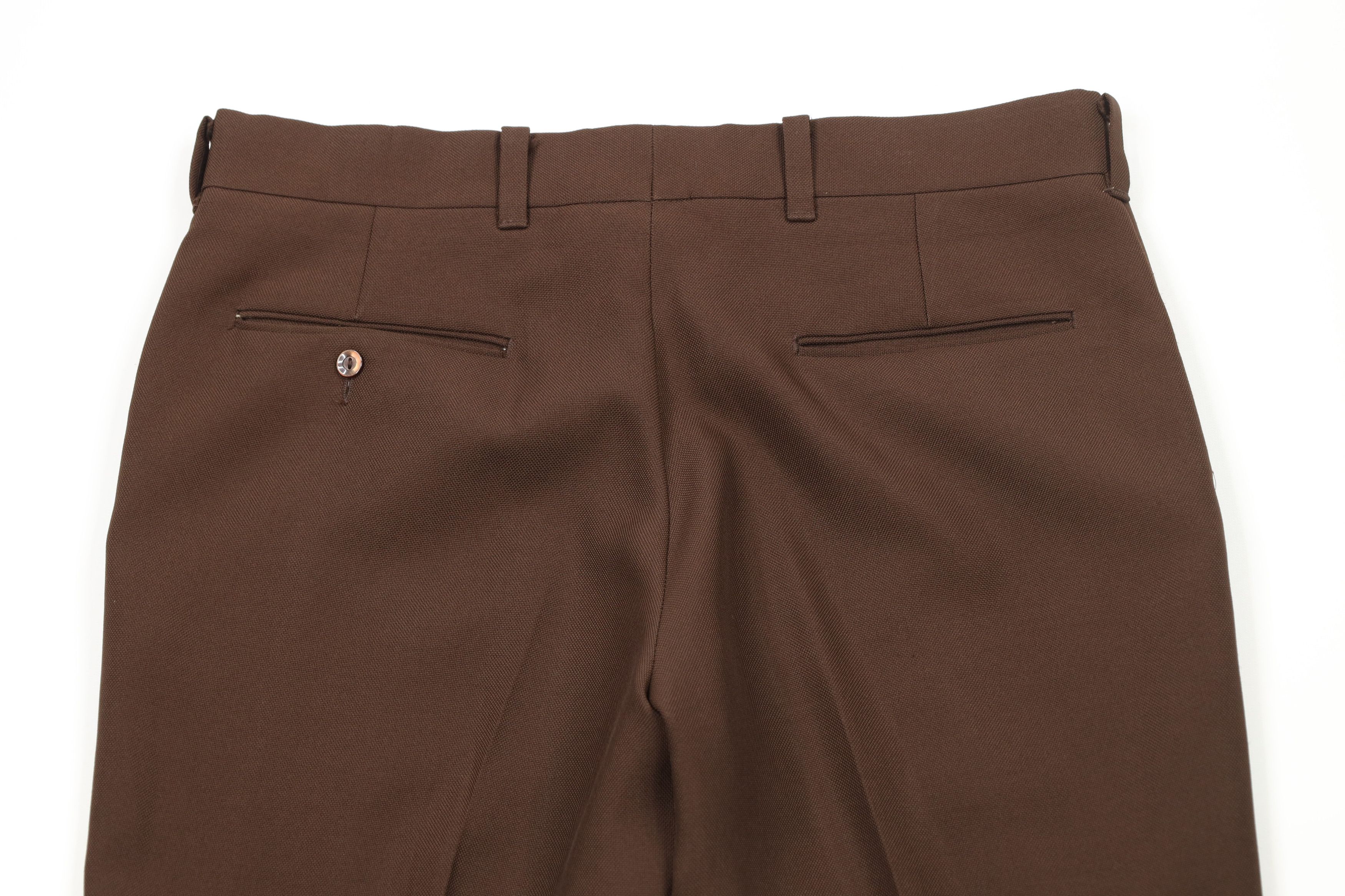 Vintage Vintage 70s Streetwear Bell Bottoms Chino Pants Brown USA Size US 34 / EU 50 - 10 Thumbnail