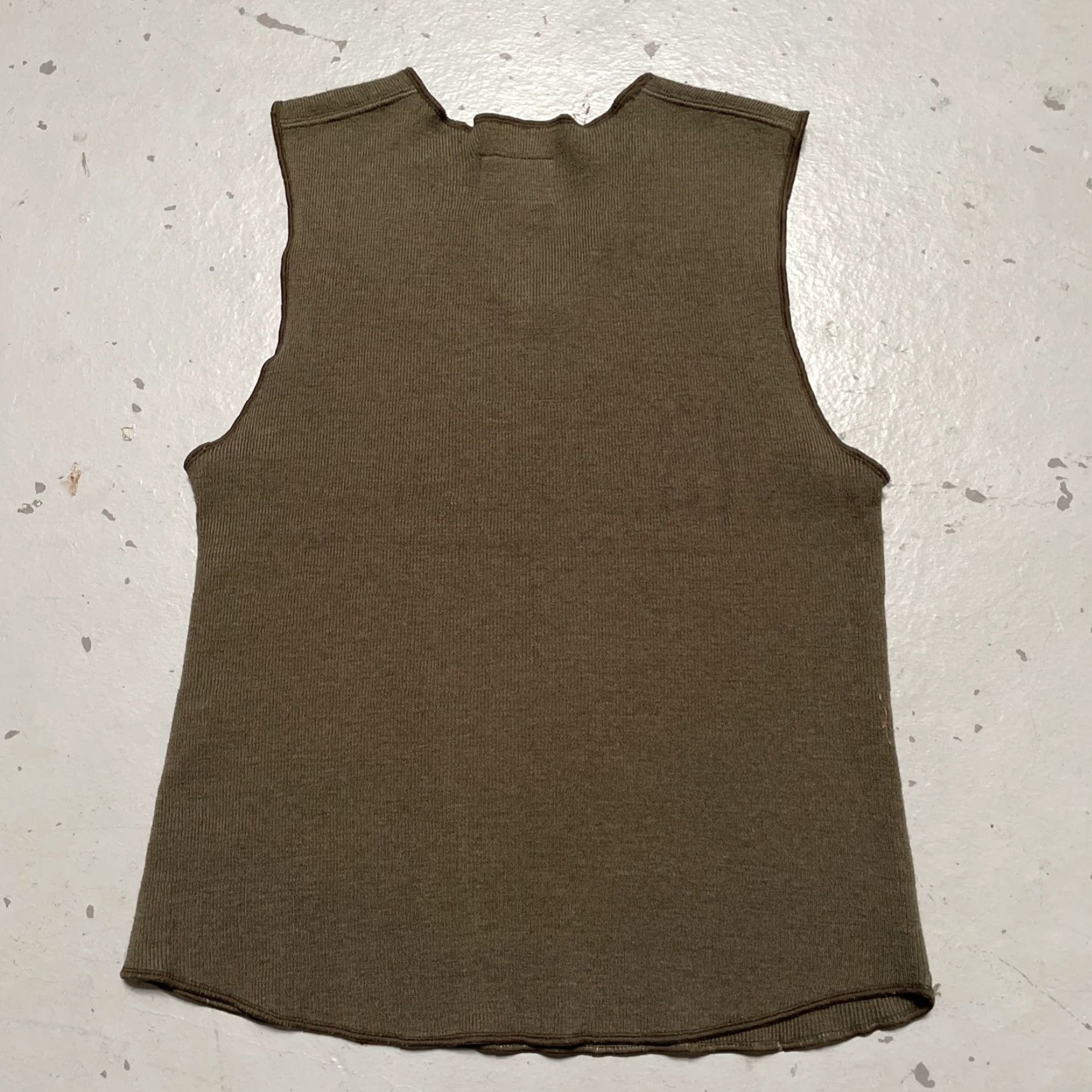 Engineered Garments Engineered Garments Wool Military Style Tank Top Baselayer XS Green Unisex Adults Tank USA Army Heritage 90s? Mens Womens Size US XS / EU 42 / 0 - 4 Thumbnail