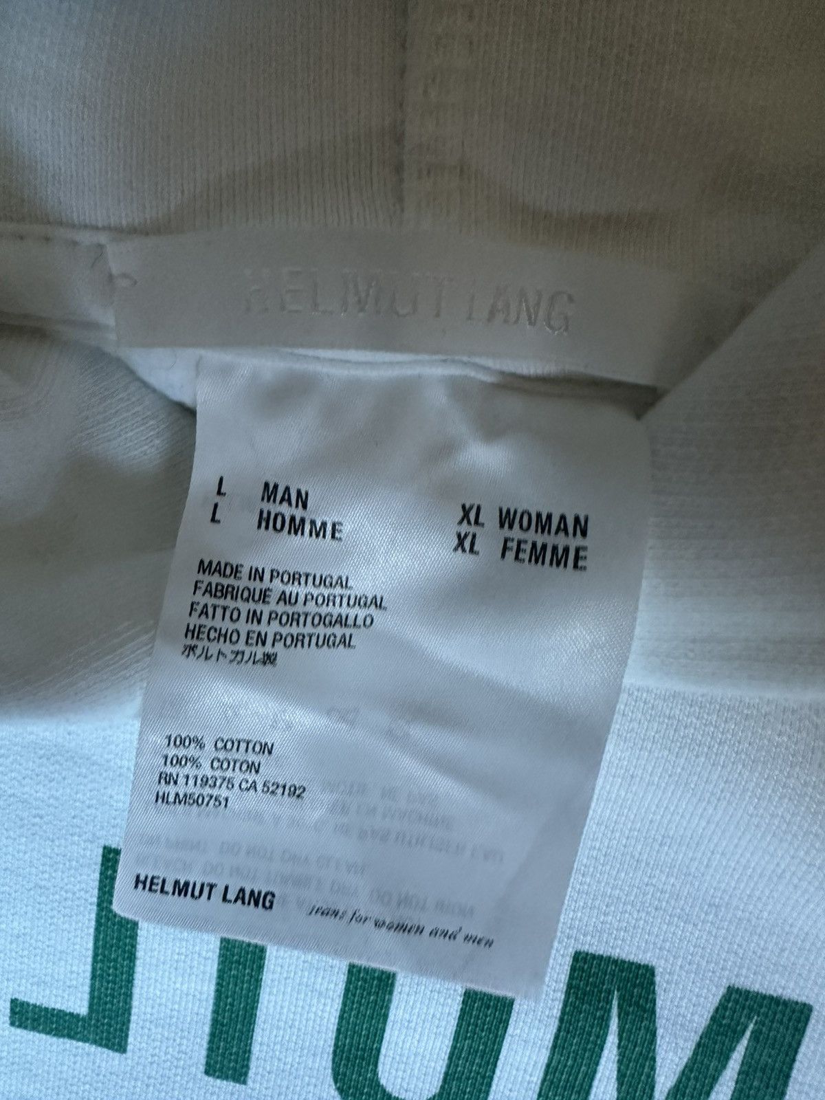 Helmut Lang Helmut Lang Hoodie Reverse Logo Size US L / EU 52-54 / 3 - 5 Thumbnail