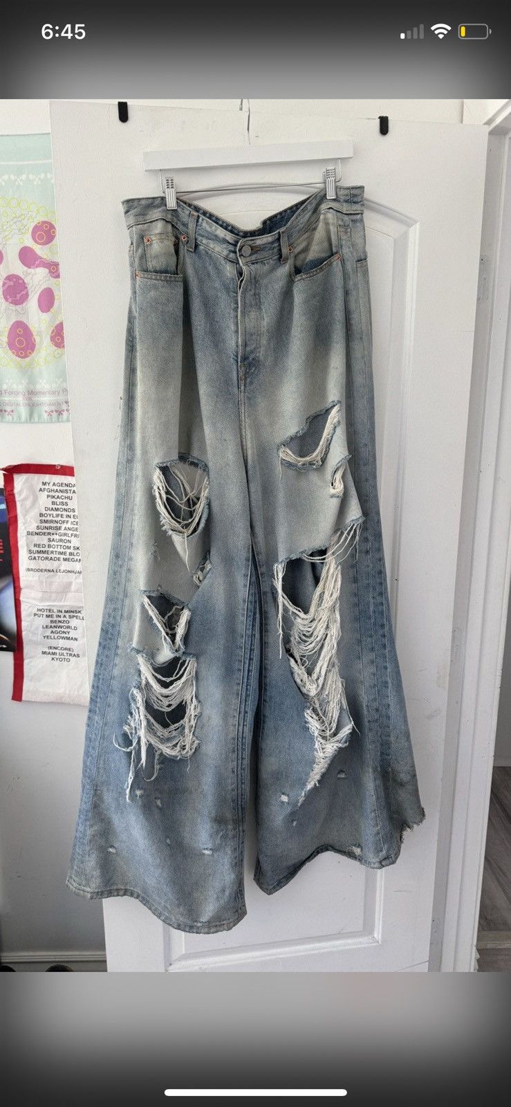 Vetements vetements ss23 destroyed denim Size US 34 / EU 50 - 10 Thumbnail