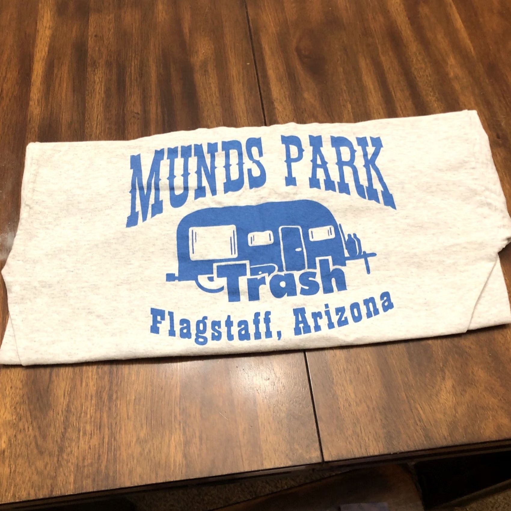 Gildan Munds Park Trash Flagstaff Az T Shirt Front And Back XL Classic Mens Short Sleeve Gray Gildan Regular T-Shirt Size US XL / EU 56 / 4 - 2 Thumbnail