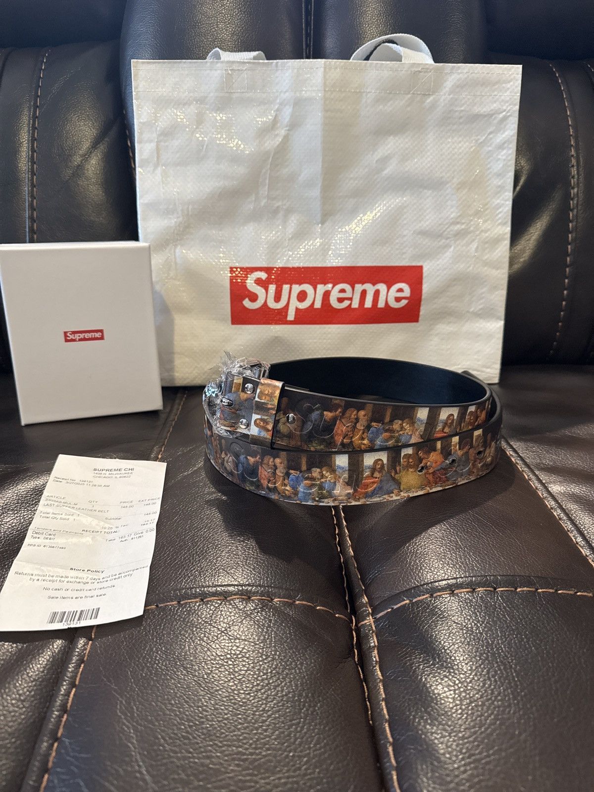 Supreme Last supper belt