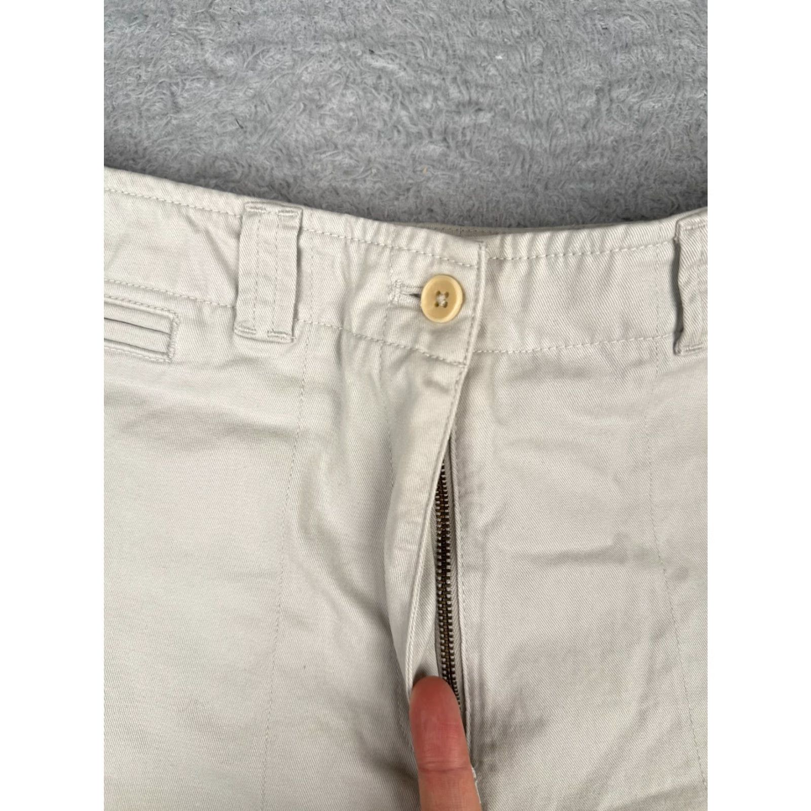 Ralph Lauren Lauren Ralph Lauren Shorts Women 8 Beige 100% Cotton Twill High Rise Hiking Outdoor Women Size 30" / US 8 / IT 44 - 7 Thumbnail
